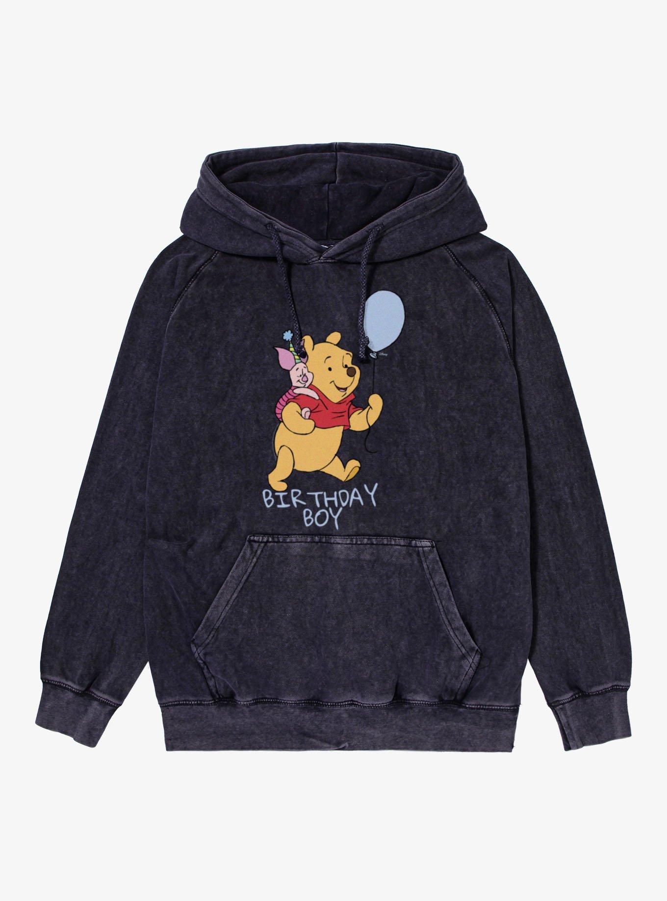 Disney Winnie The Pooh Piglet Birthday Boy Vintage Mineral Washed Hoodie, , hi-res