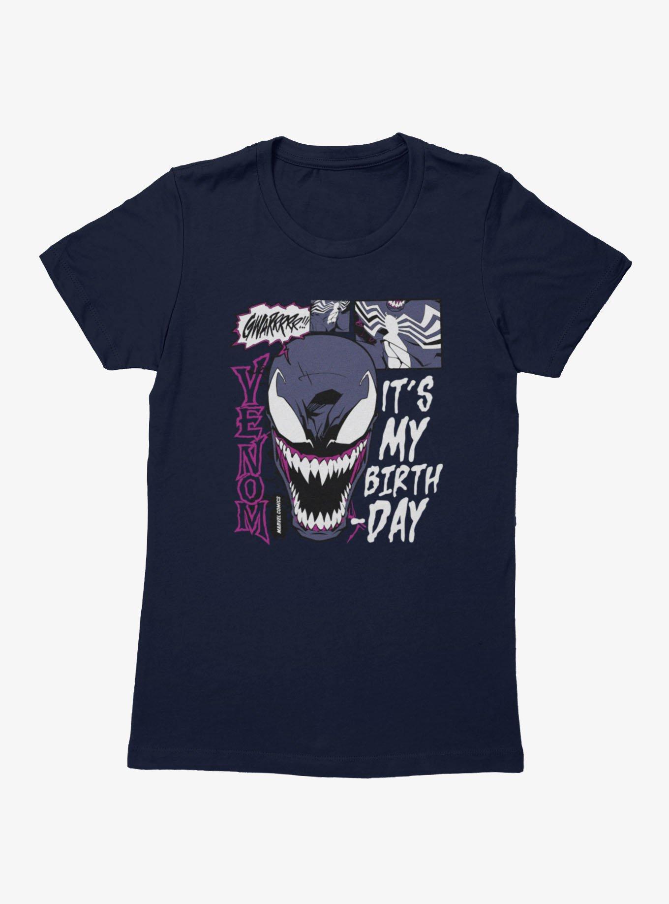 Marvel Spider-Man Venom It's My Birthday Womens T-Shirt, , hi-res