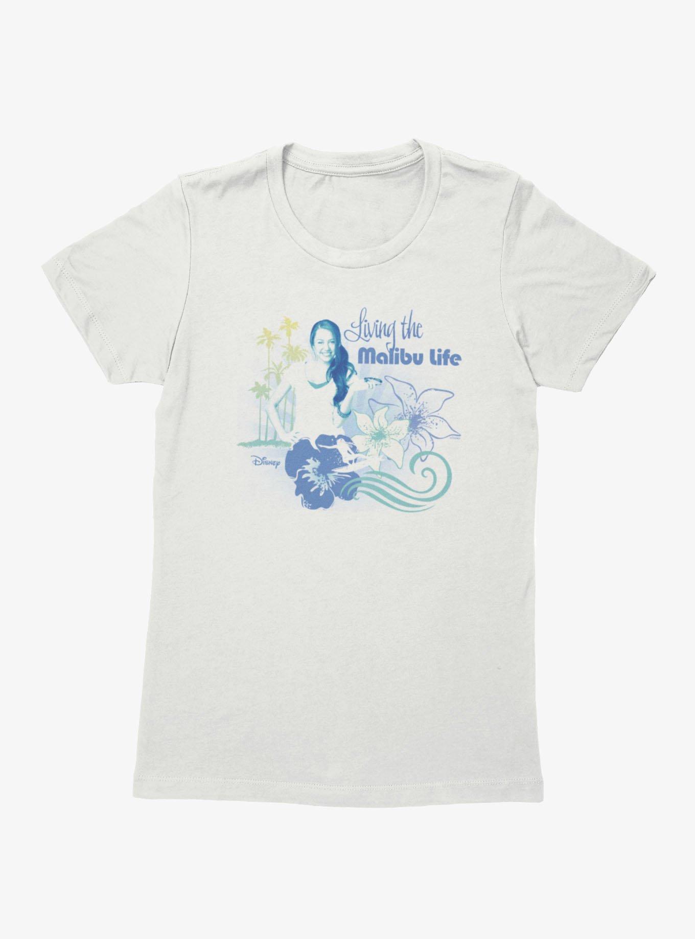 Disney Hannah Montana Living The Malibu Life Womens T-Shirt, WHITE, hi-res view 1
