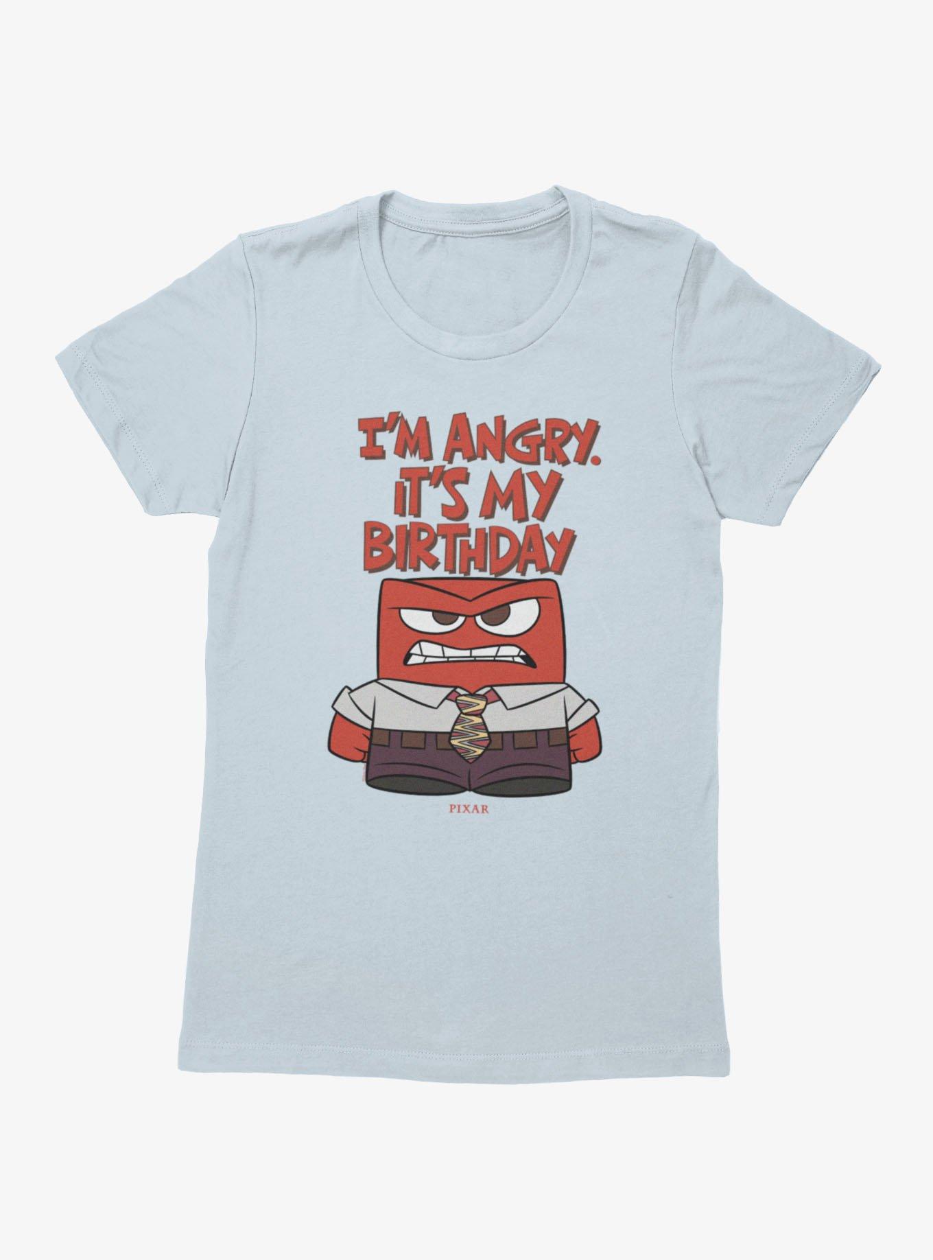 Disney Pixar Inside Out I'm Angry It's My Birthday Womens T-Shirt, , hi-res