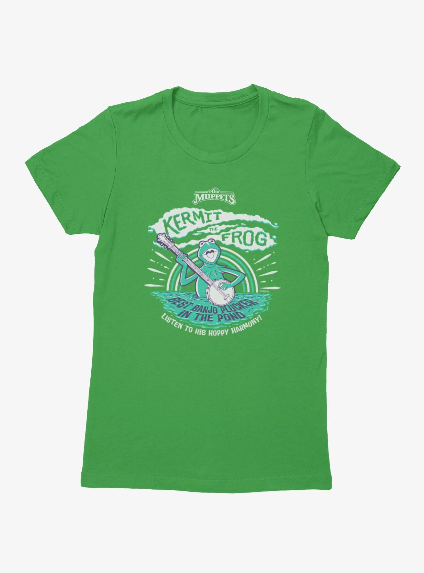 Disney The Muppets Kermit The Frog Best Banjo Plucker In The Pond Womens T-Shirt, KELLY, hi-res view 1