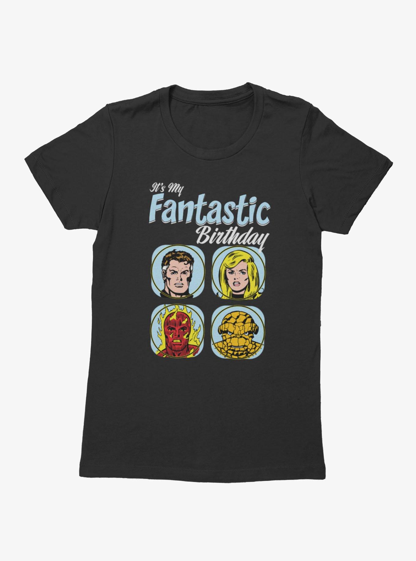 Marvel Comics Retro Fantastic Four It's My Fantastic Birthday Womens T-Shirt, , hi-res