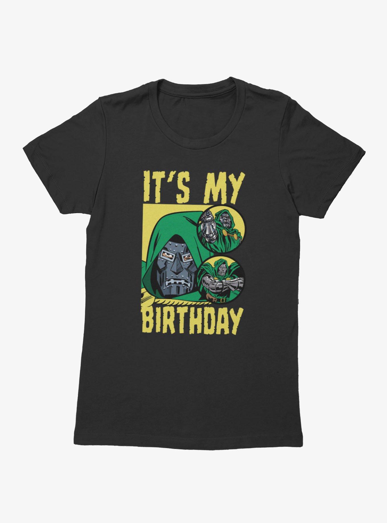 Marvel Comics Retro My Birthday No Smiles Doom Womens T-Shirt, , hi-res