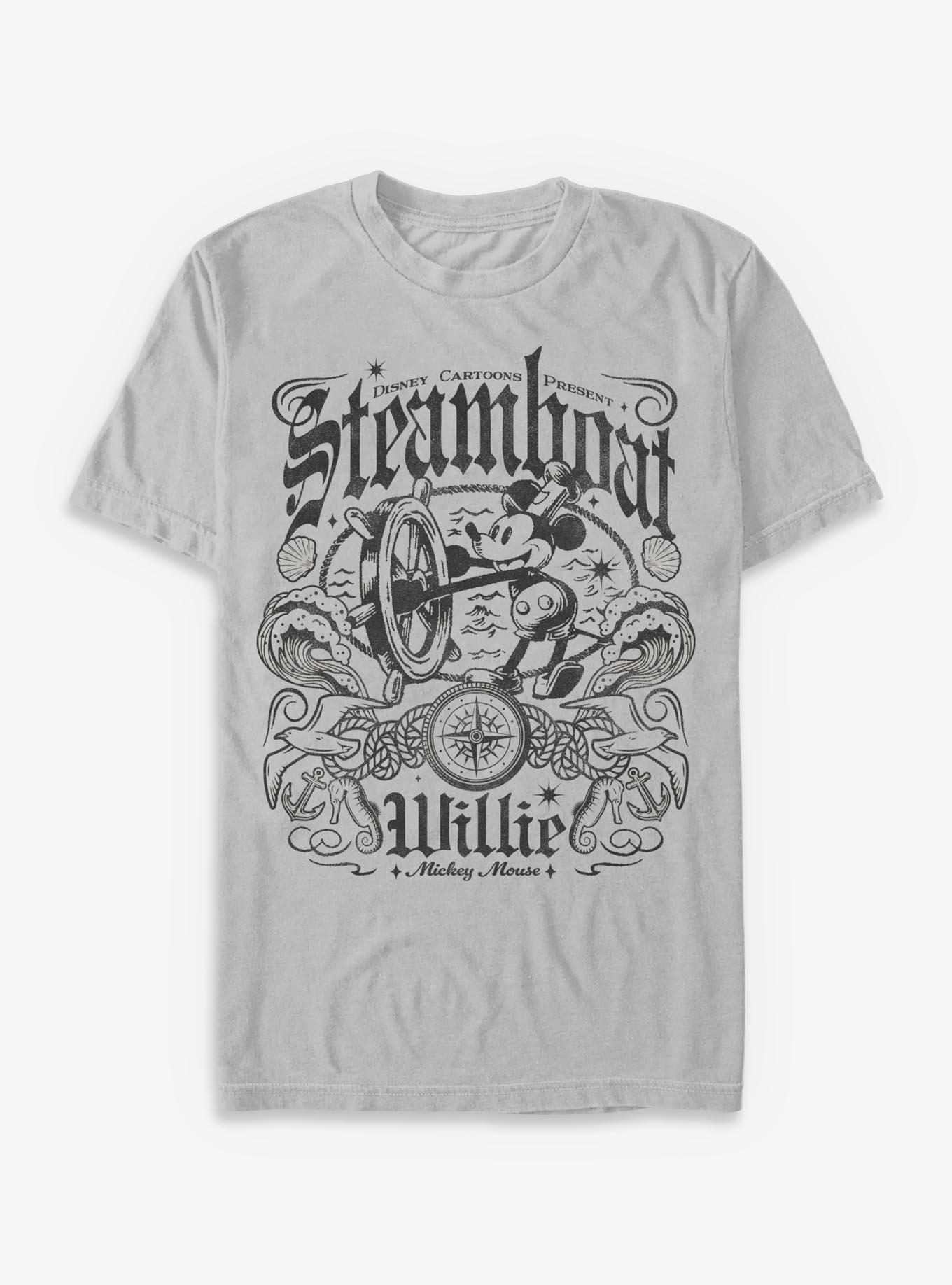 Disney Steamboat Willie Mickey Mouse T-Shirt Hot Topic Exclusive, , hi-res