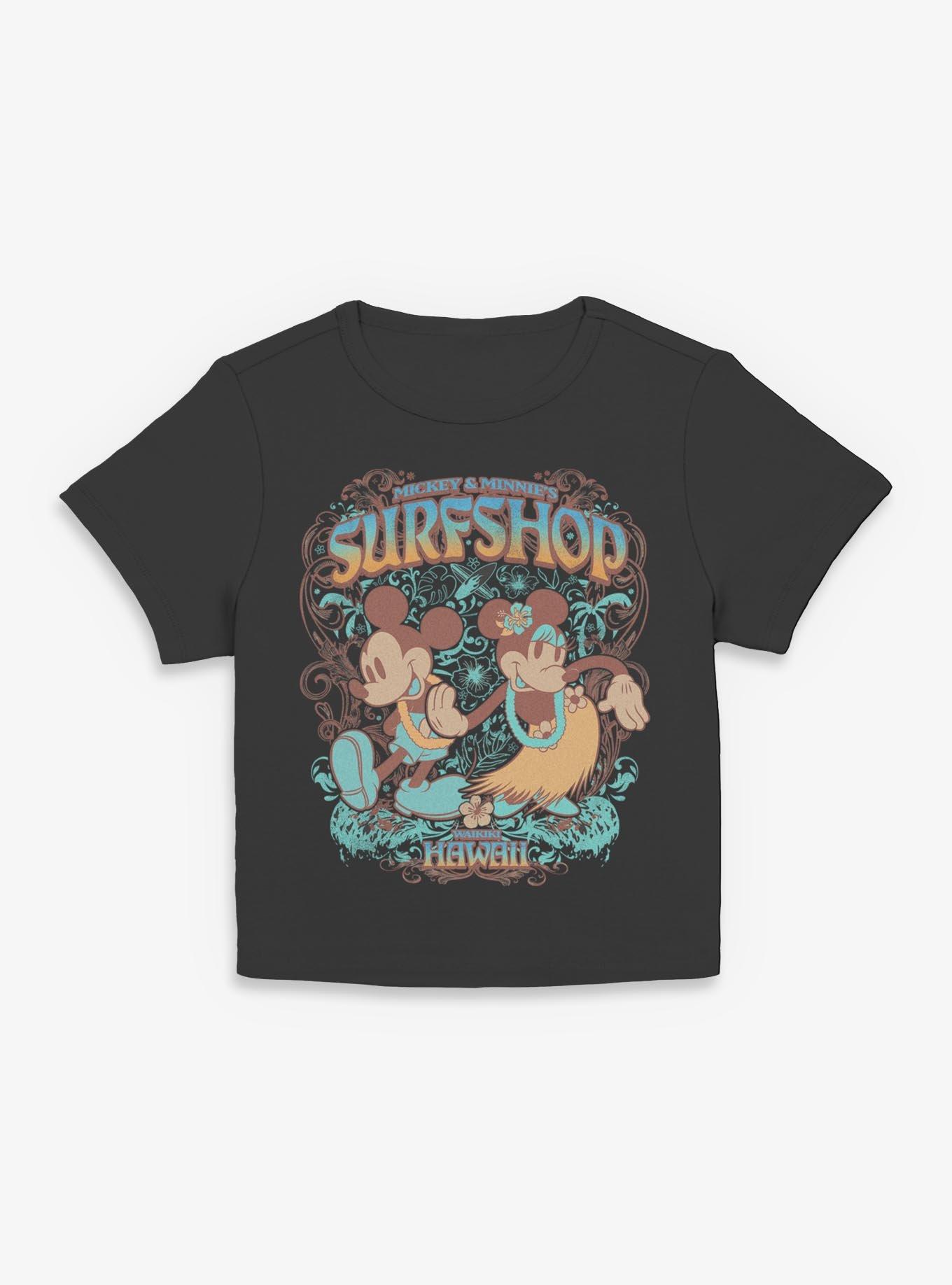 Disney Mickey Mouse & Minnie Mouse Surfshop Hawaii Girls Baby T-Shirt Hot Topic Exclusive, , hi-res