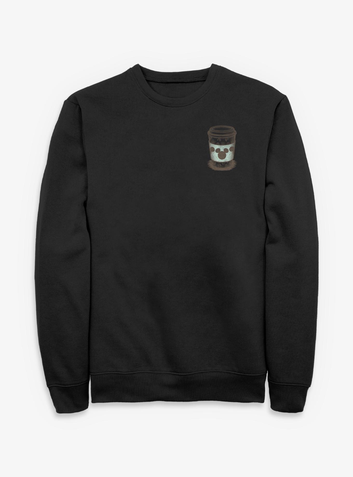 Disney Mickey Mouse Coffee Shop Sweatshirt Hot Topic Exclusive, , hi-res