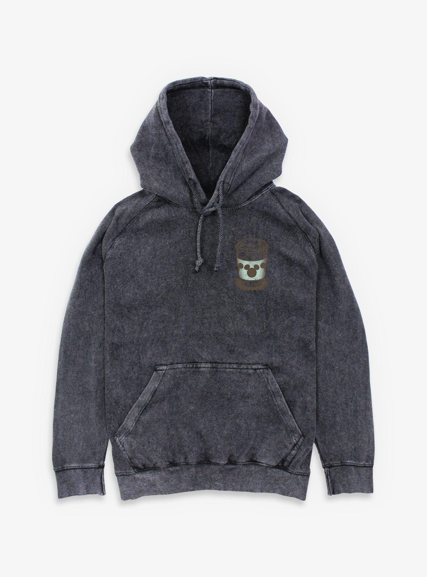 Disney Mickey Mouse Coffee Shop Mineral Wash Hoodie Hot Topic Exclusive, , hi-res