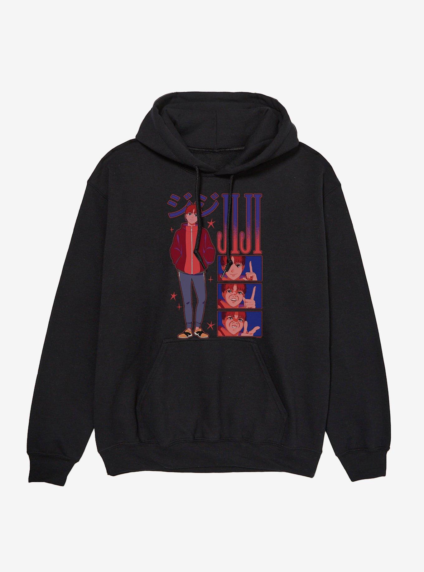 Dandadan Jiji Cheesin Hoodie, , hi-res