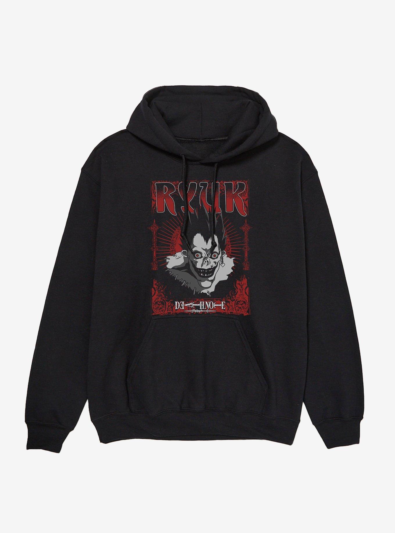 Death Note Ryuk Red Frame Hoodie, , hi-res