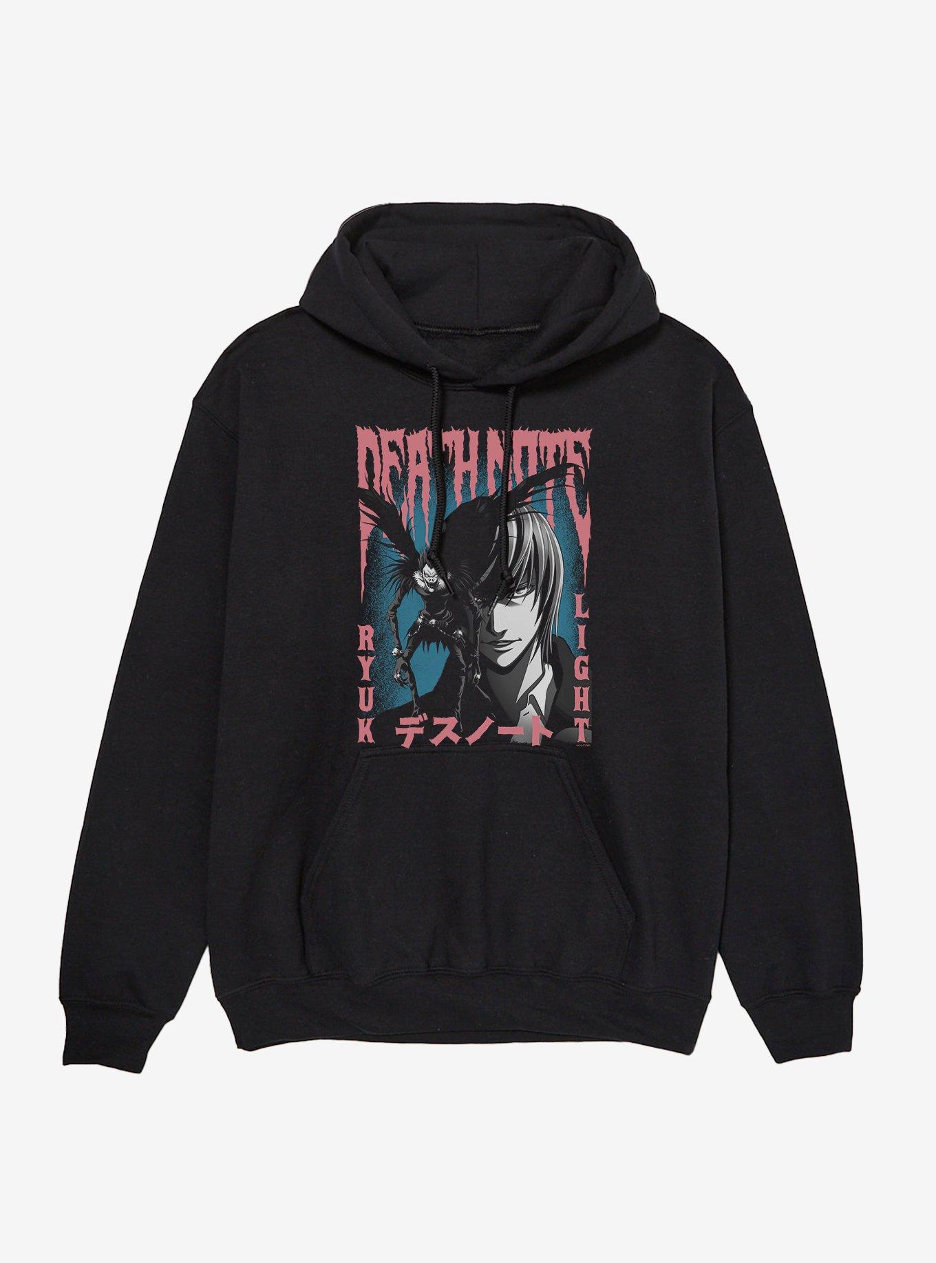 Death Note Light And Ryuk Shadows Hoodie, , hi-res