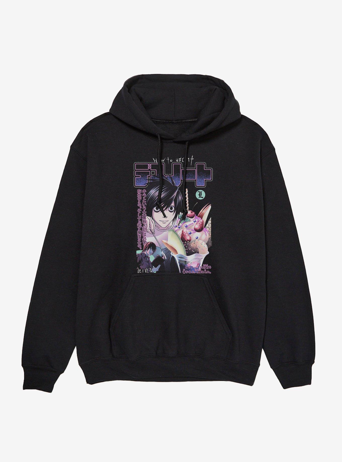 Death Note L Dessert How To Use It Hoodie, , hi-res