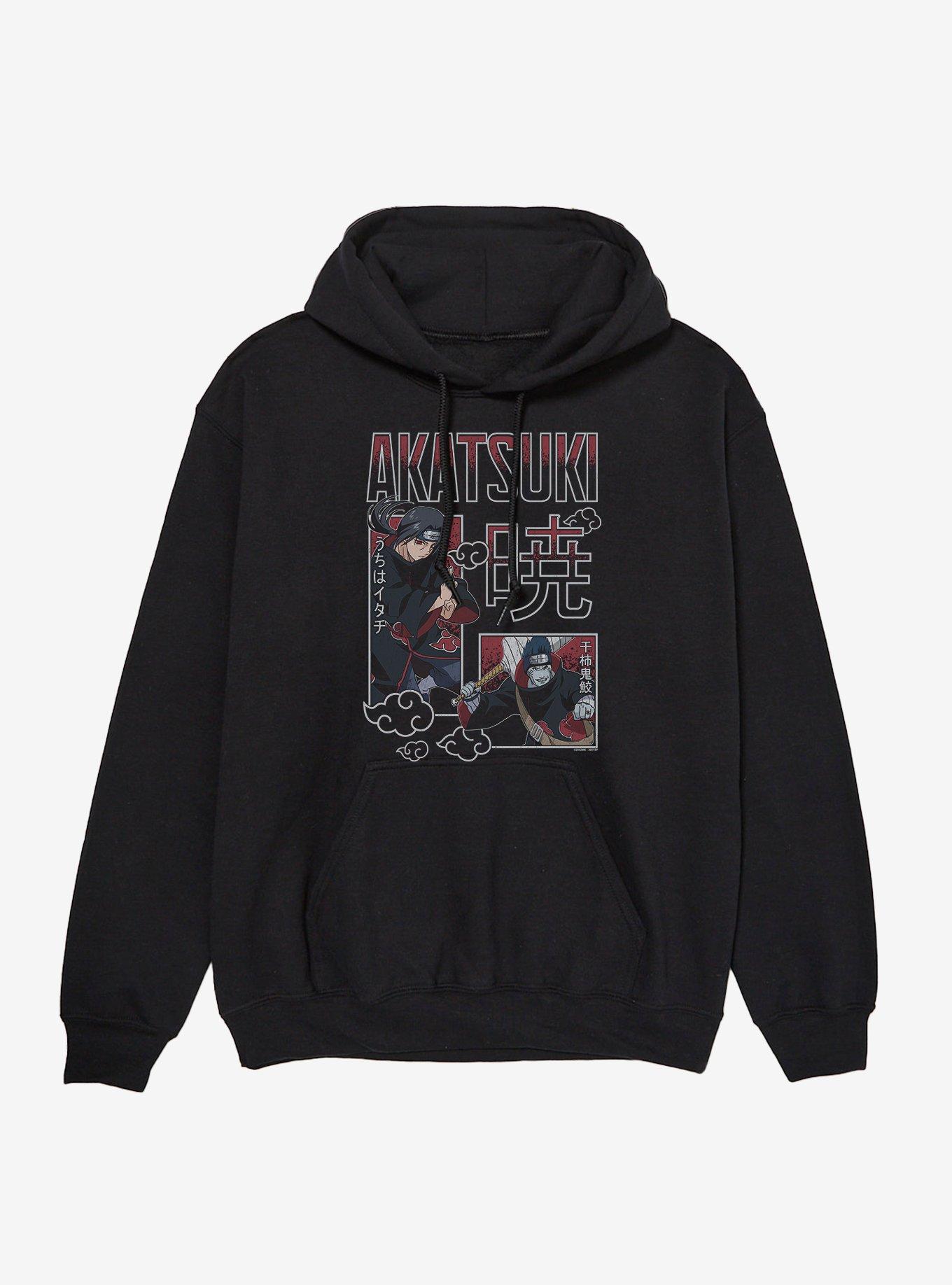 Naruto Shippuden Akatsuki Itachi Uchiha and Kisame Hoshigaki Hoodie, , hi-res