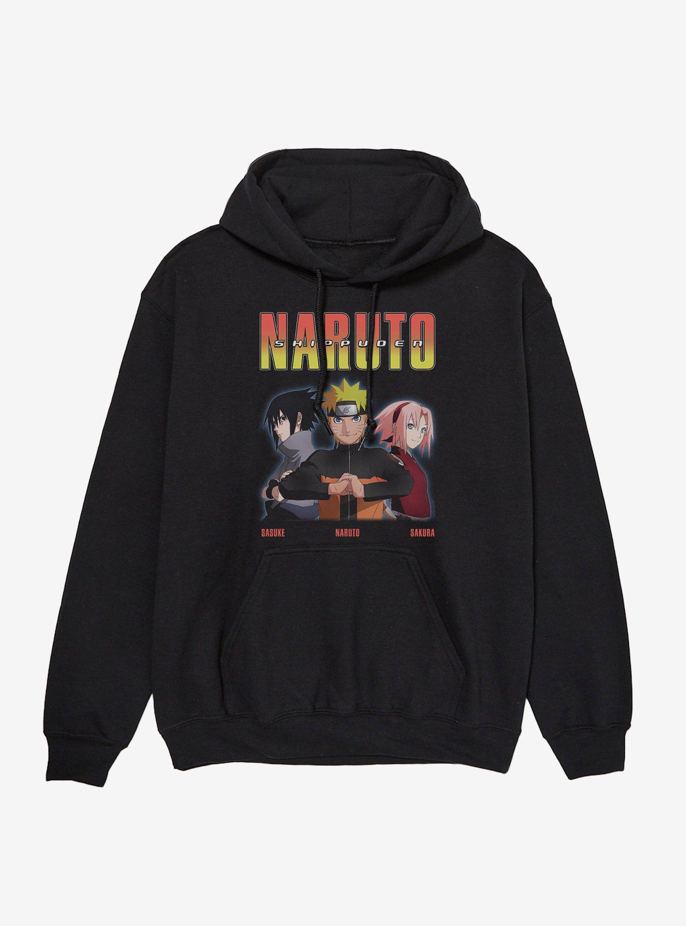 Naruto Shippuden Naruto Sasuke Sakura Hoodie, , hi-res
