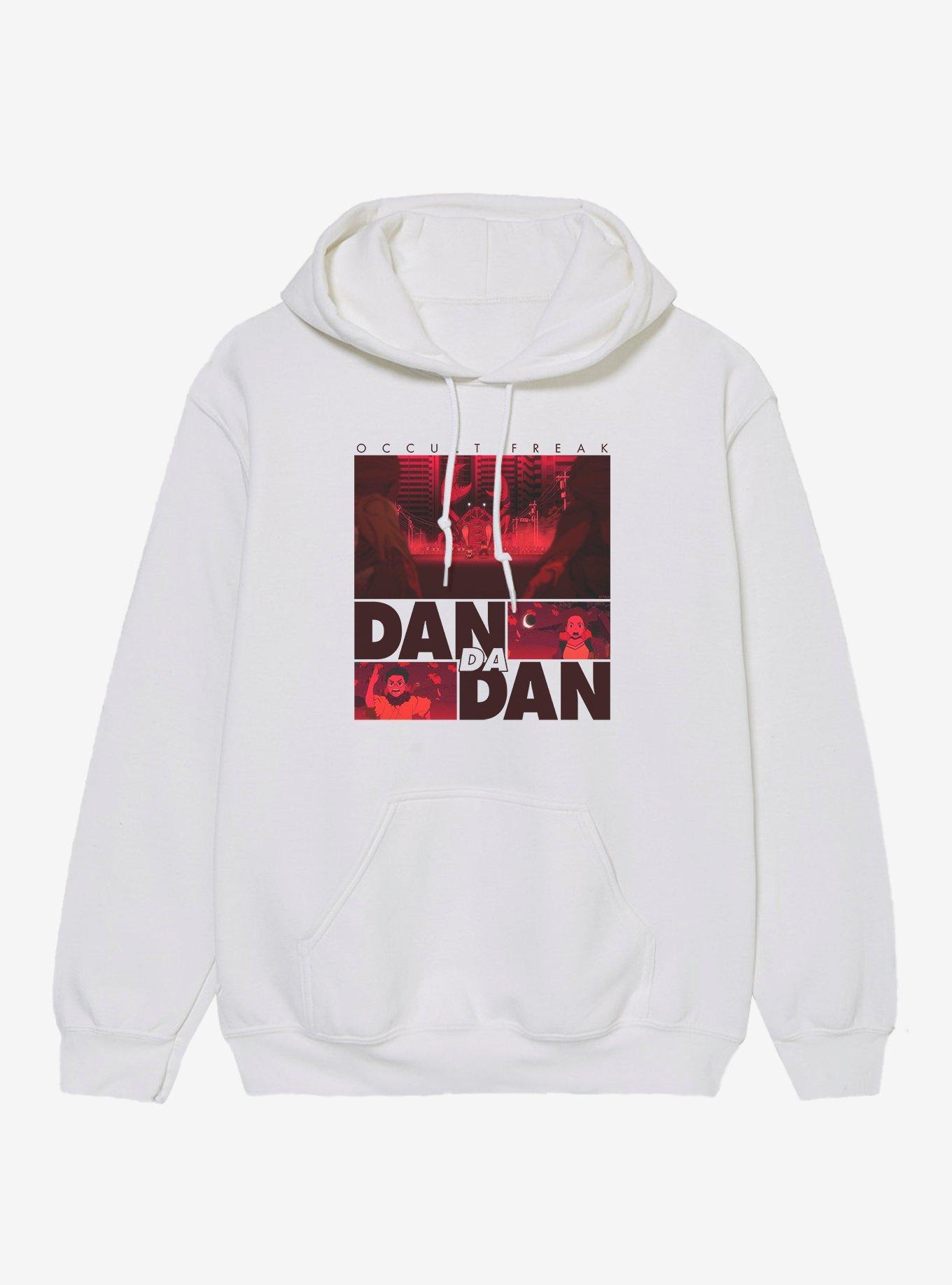 Dandadan Momo and Okarun Occult Freak Hoodie - WHITE | BoxLunch