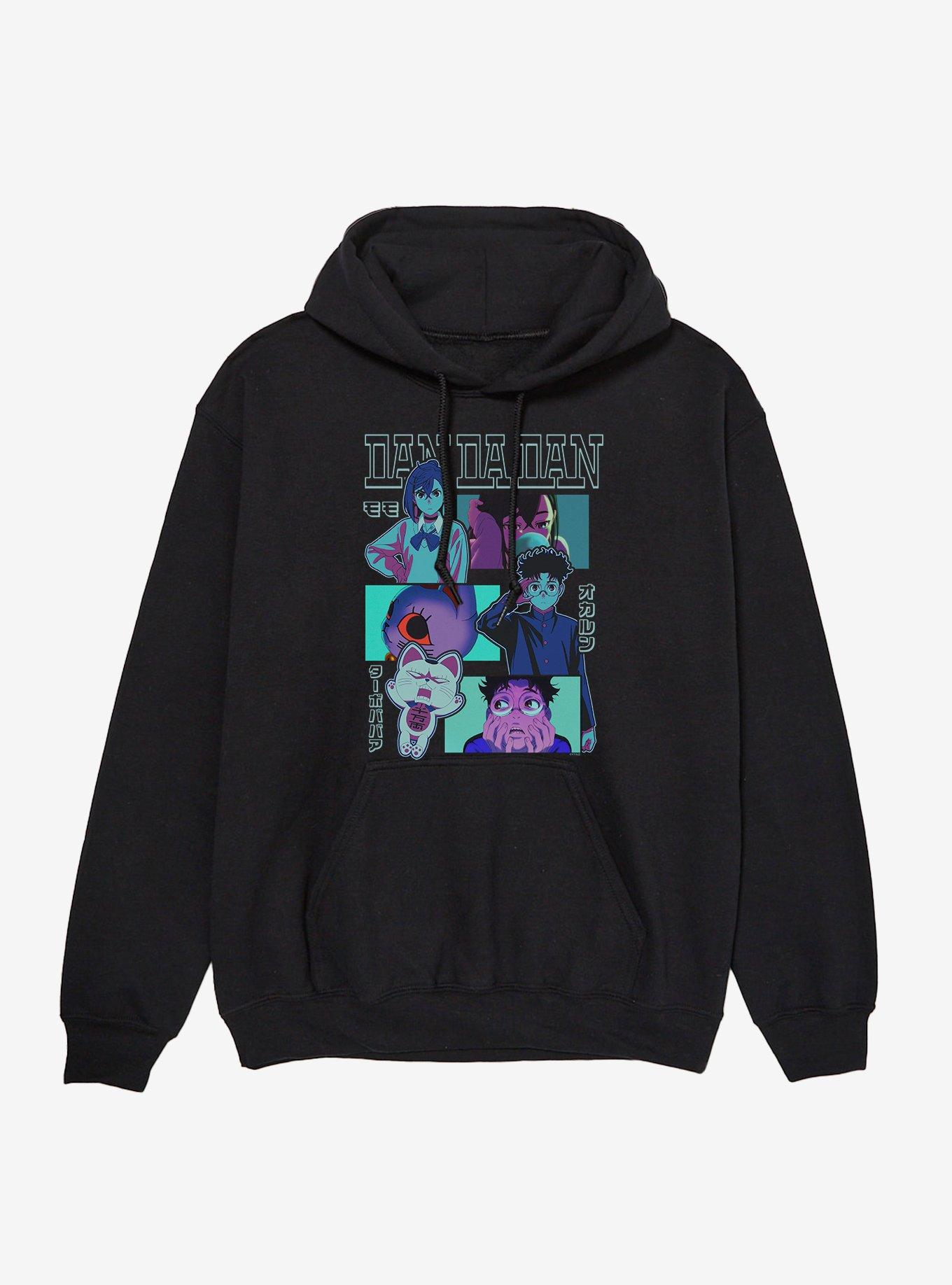 Dandadan Okarun Momo and Turbo Granny Opening Shots Hoodie, , hi-res