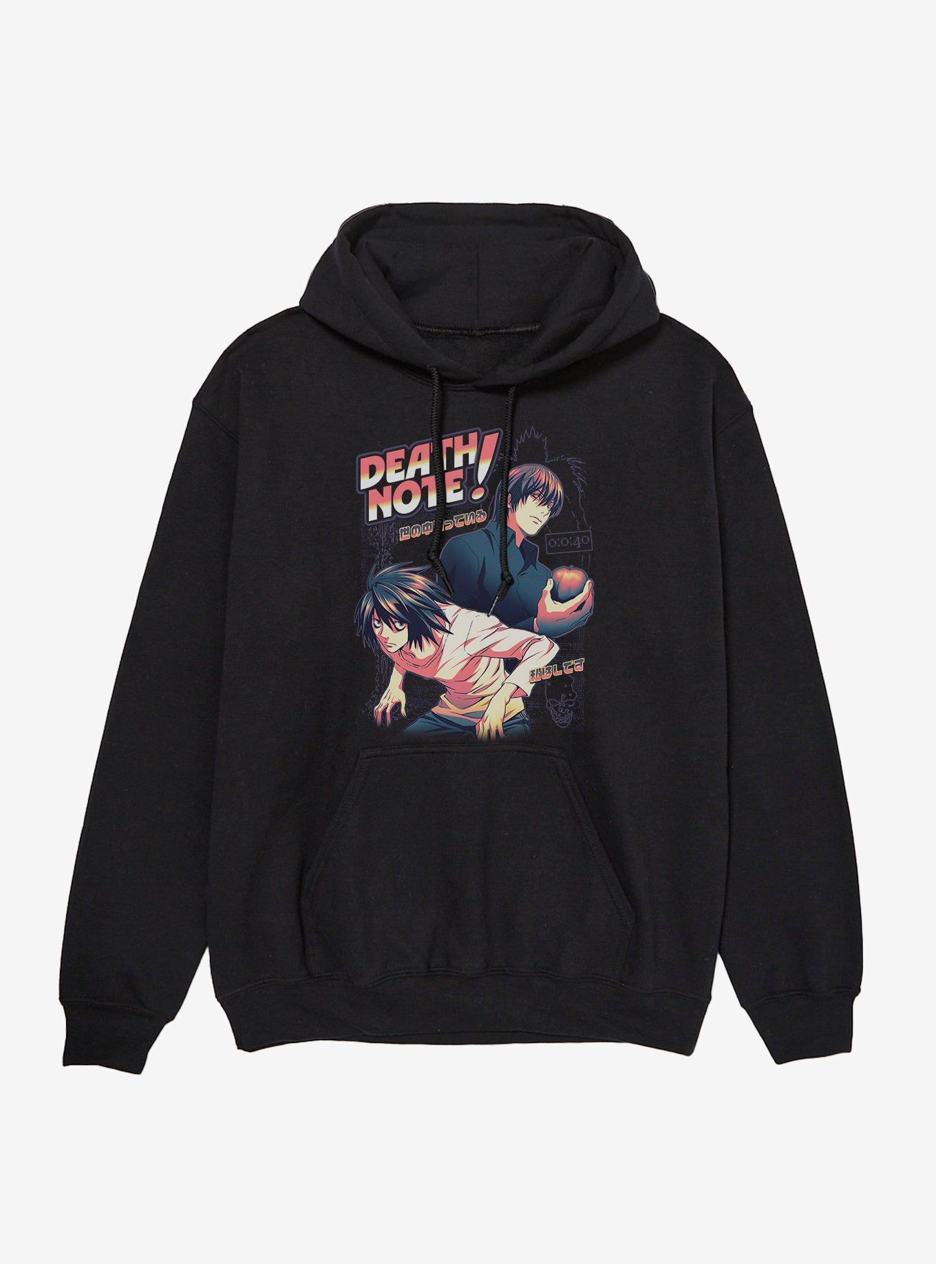 Death Note L And Light Collage Hoodie, , hi-res