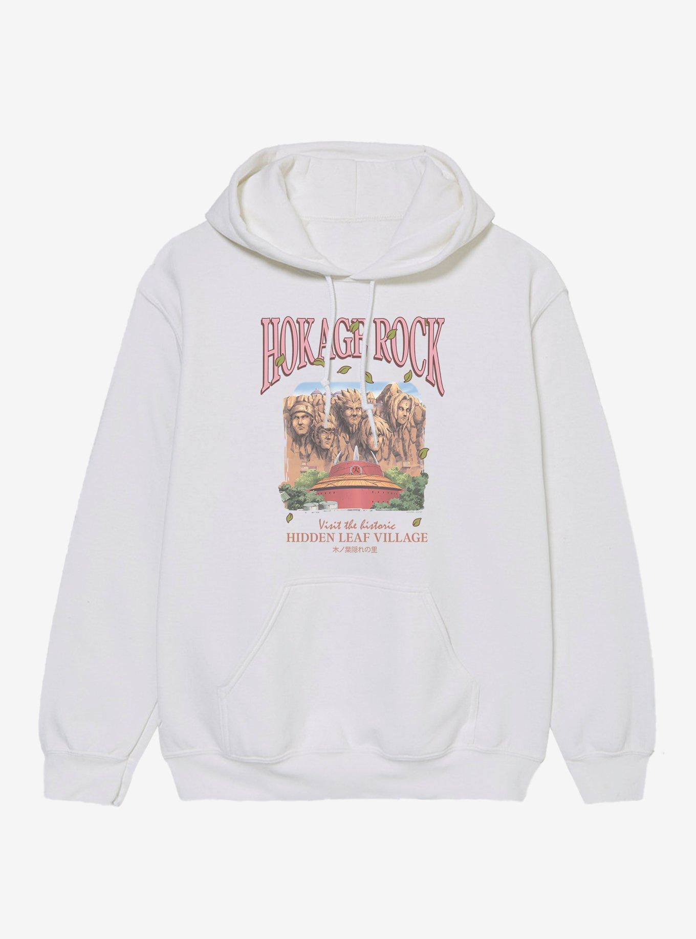 Naruto Shippuden Hokage Rock Great Oudoors Front Hoodie, , hi-res