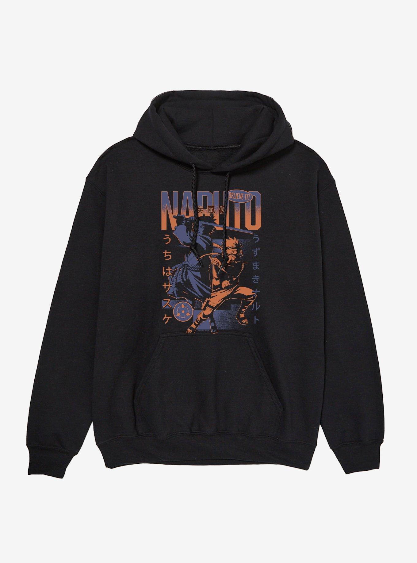 Naruto Shippuden Naruto Sasuke Dual Tone Hoodie, , hi-res
