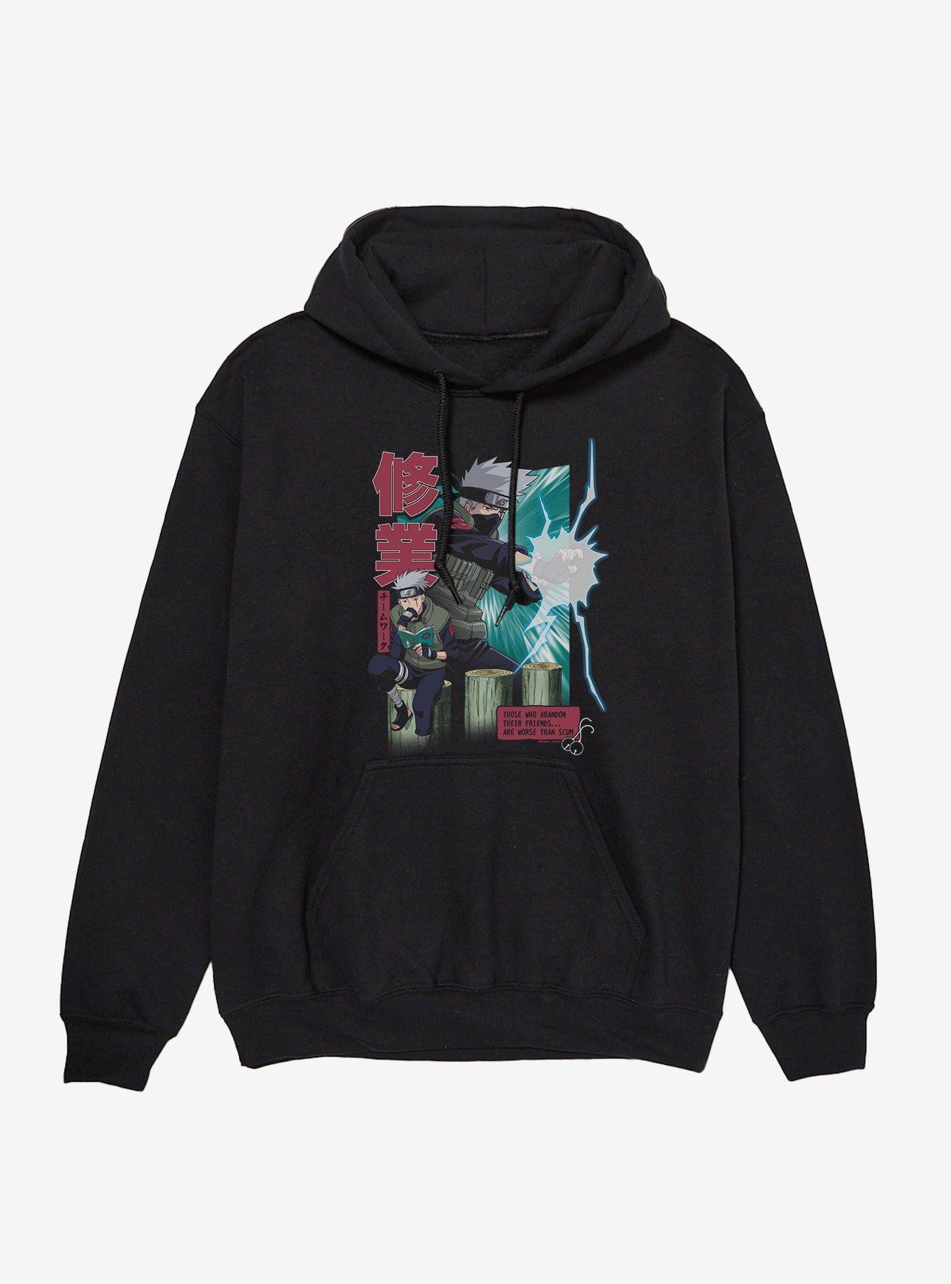 Naruto Shippuden Kakashi Teamwork Collage Hoodie, , hi-res