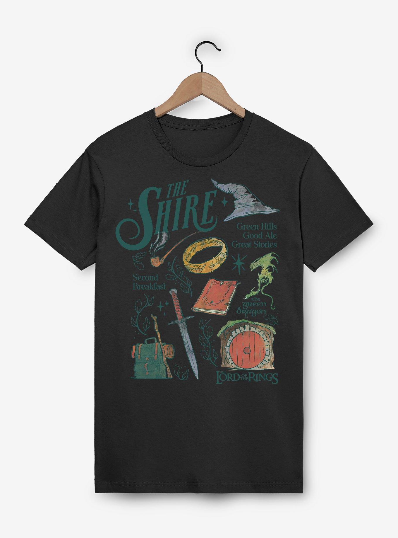 The Lord Of The Rings The Shire Icons T-Shirt, , hi-res
