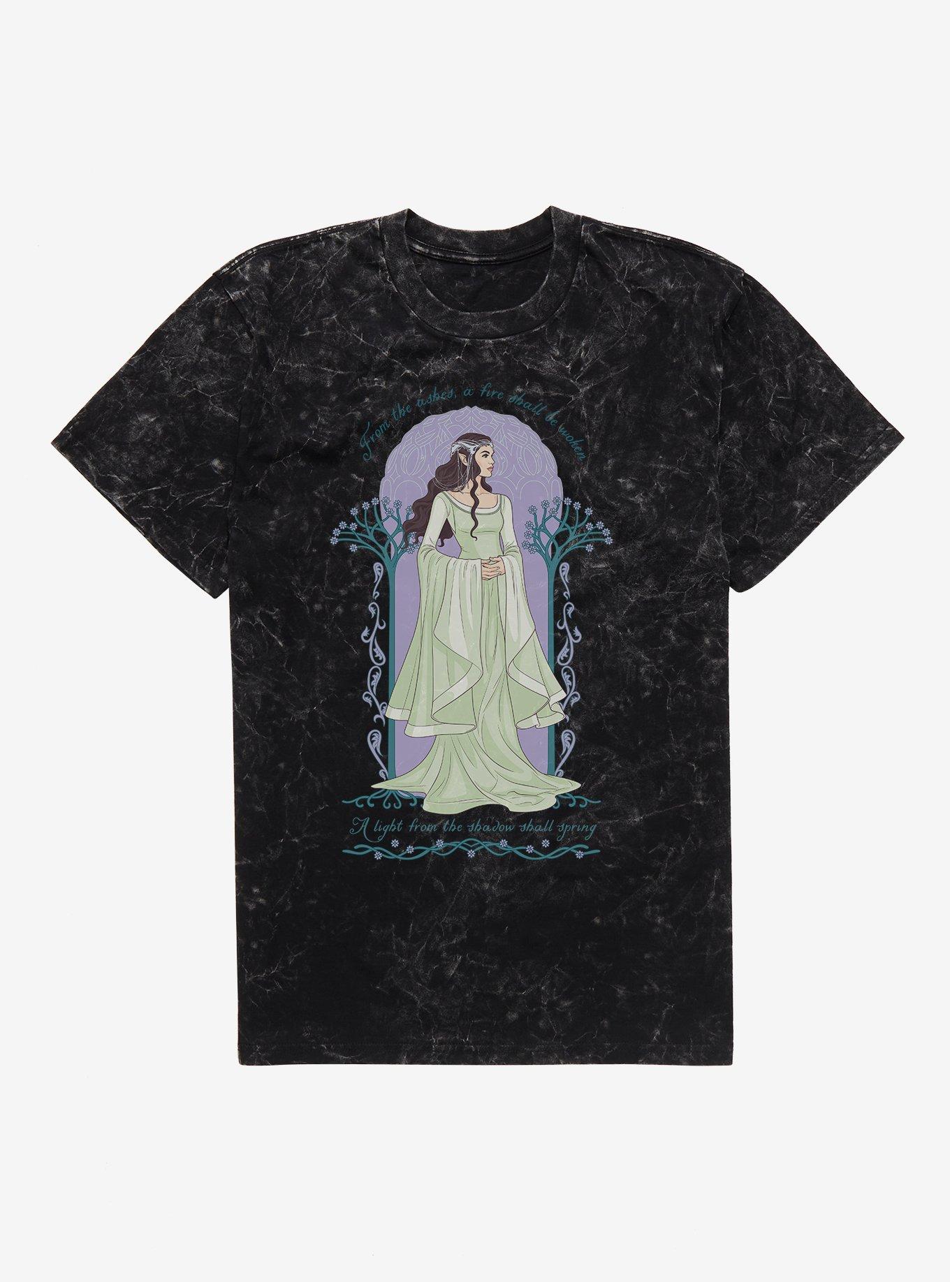 The Lord Of The Rings From The Ashes Mineral Wash T-Shirt, , hi-res