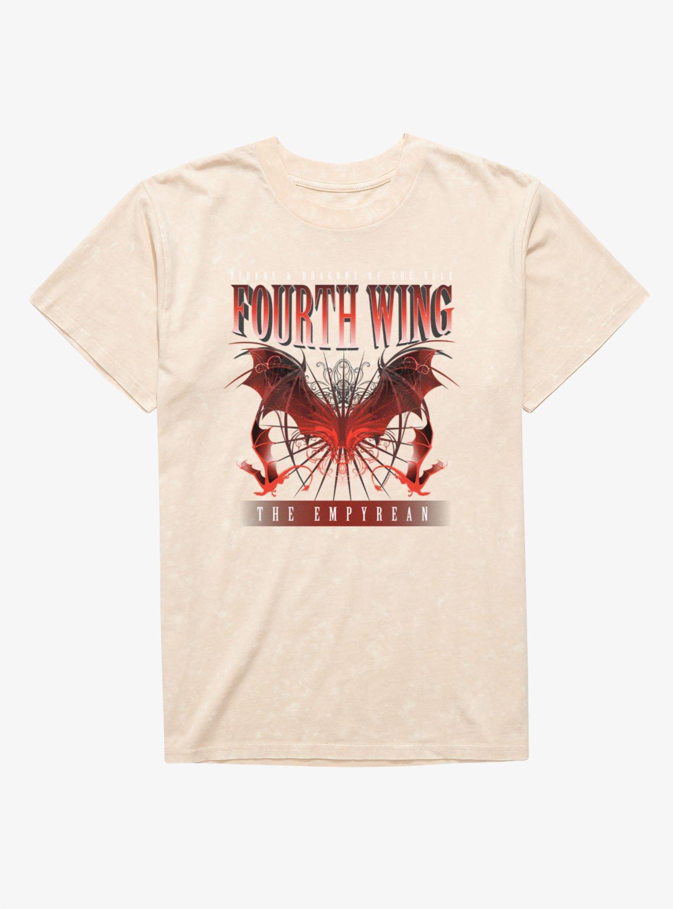 Fourth Wing: The Empyrean Riders & Dragons Of The Vale Mineral Wash T-Shirt, , hi-res