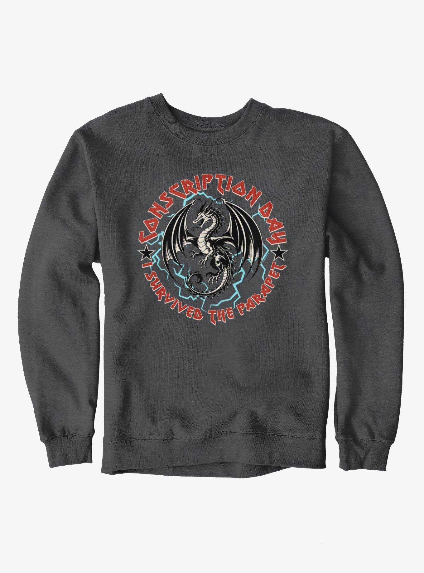 Fourth Wing: The Empyrean Conscription Day I Survived The Parapet Sweatshirt