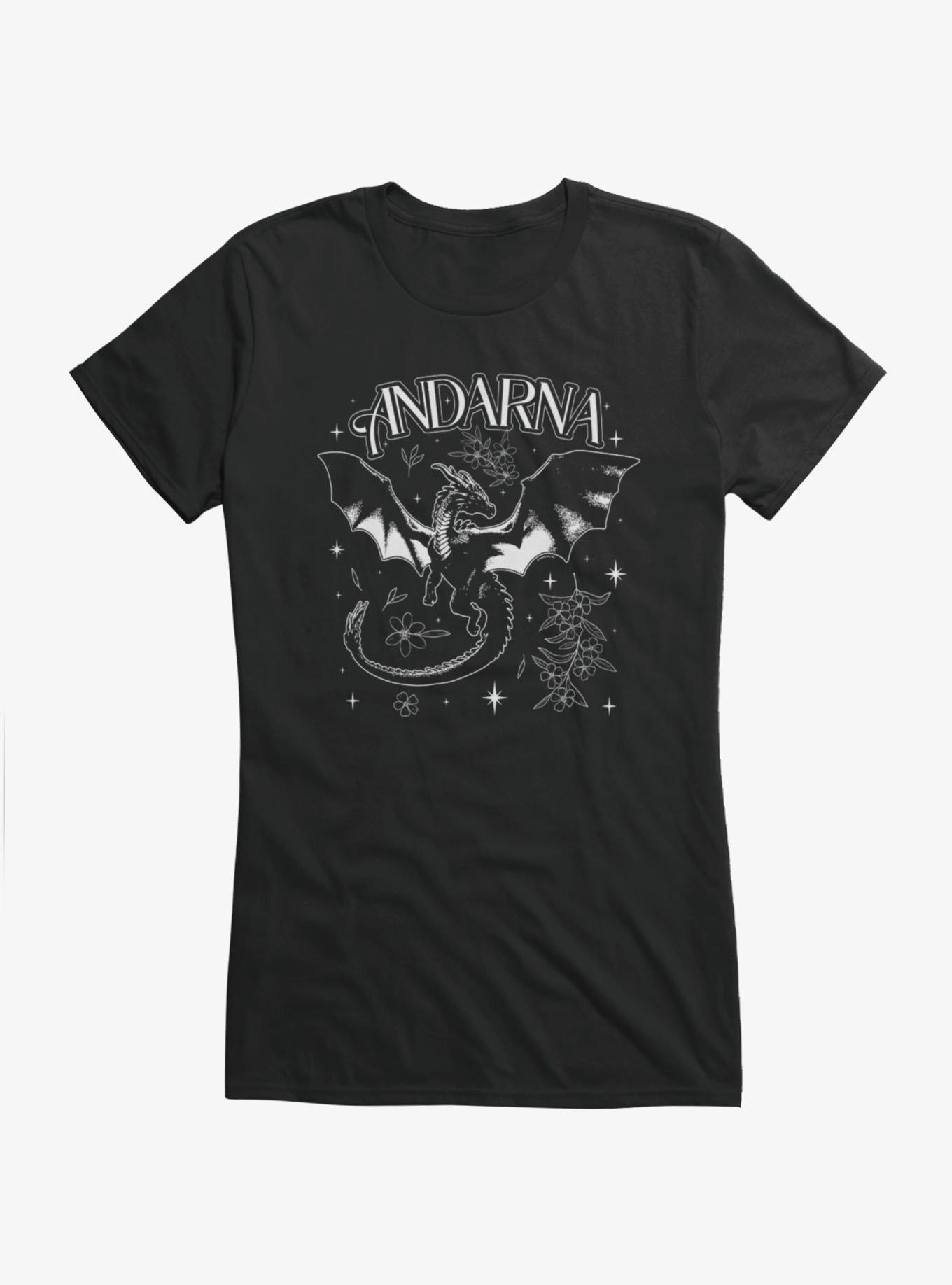 Fourth Wing: The Empyrean Andarna Floral Stars Girls T-Shirt, , hi-res