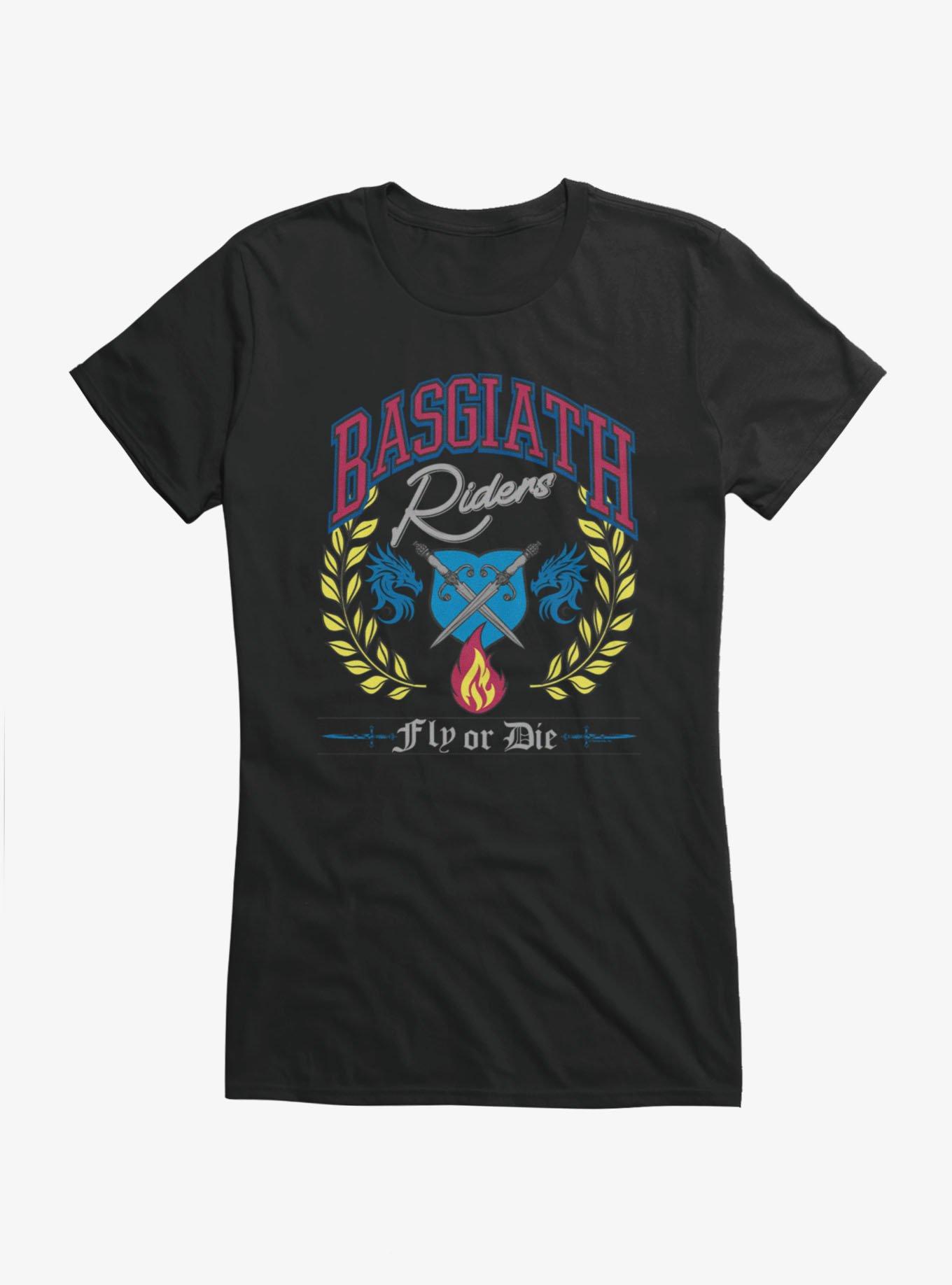 Fourth Wing: The Empyrean Basgiath Riders Fly Or Die Girls T-Shirt