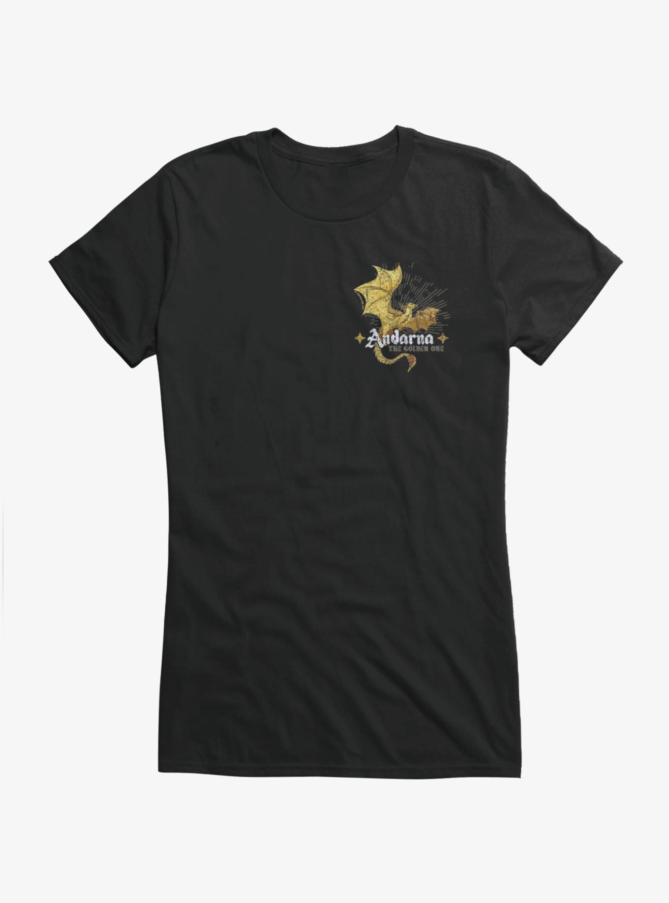 Fourth Wing: The Empyrean Andarna The Golden One Girls T-Shirt