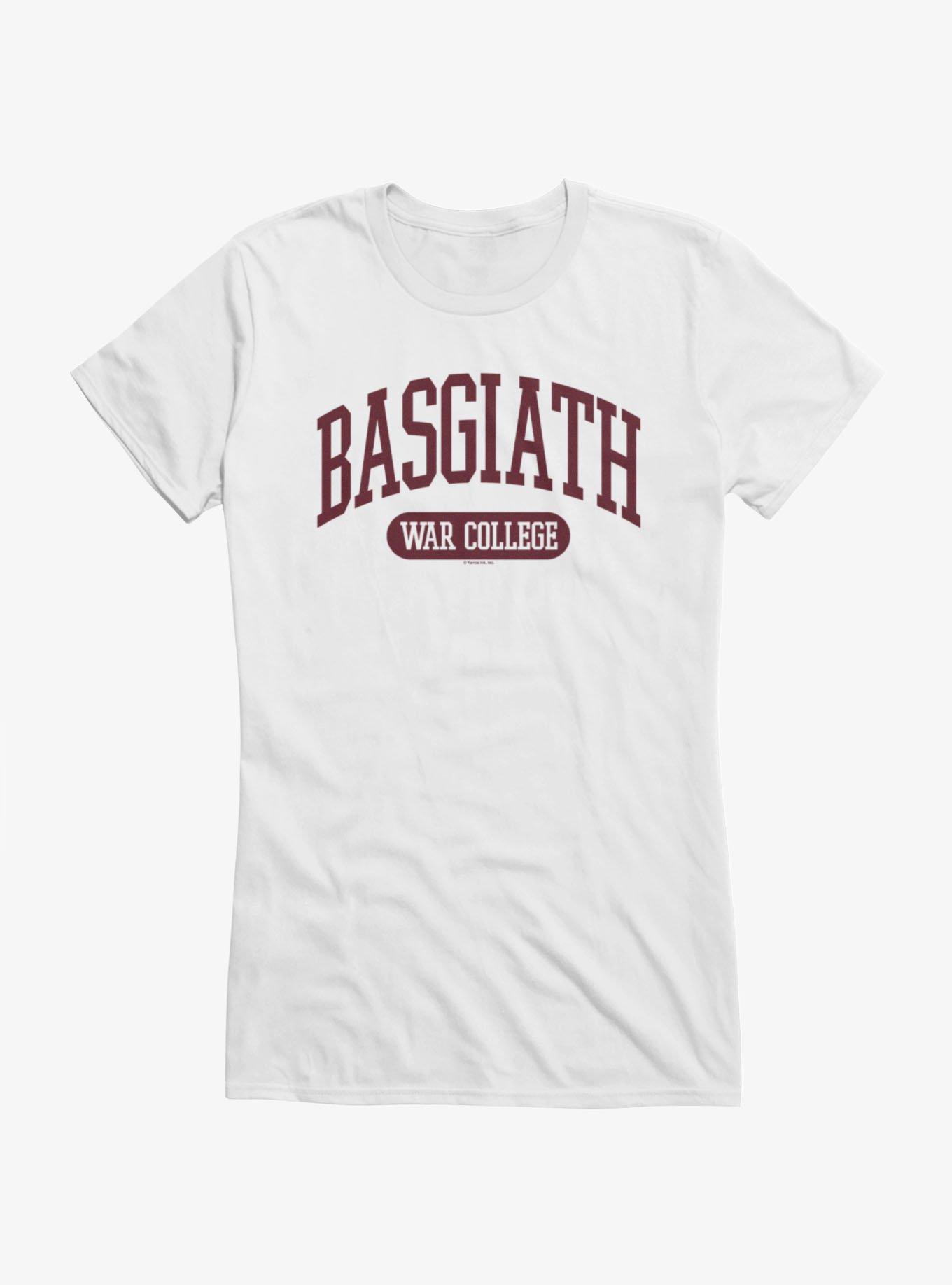 Fourth Wing: The Empyrean Basgiath War College Varsity Logo Girls T-Shirt