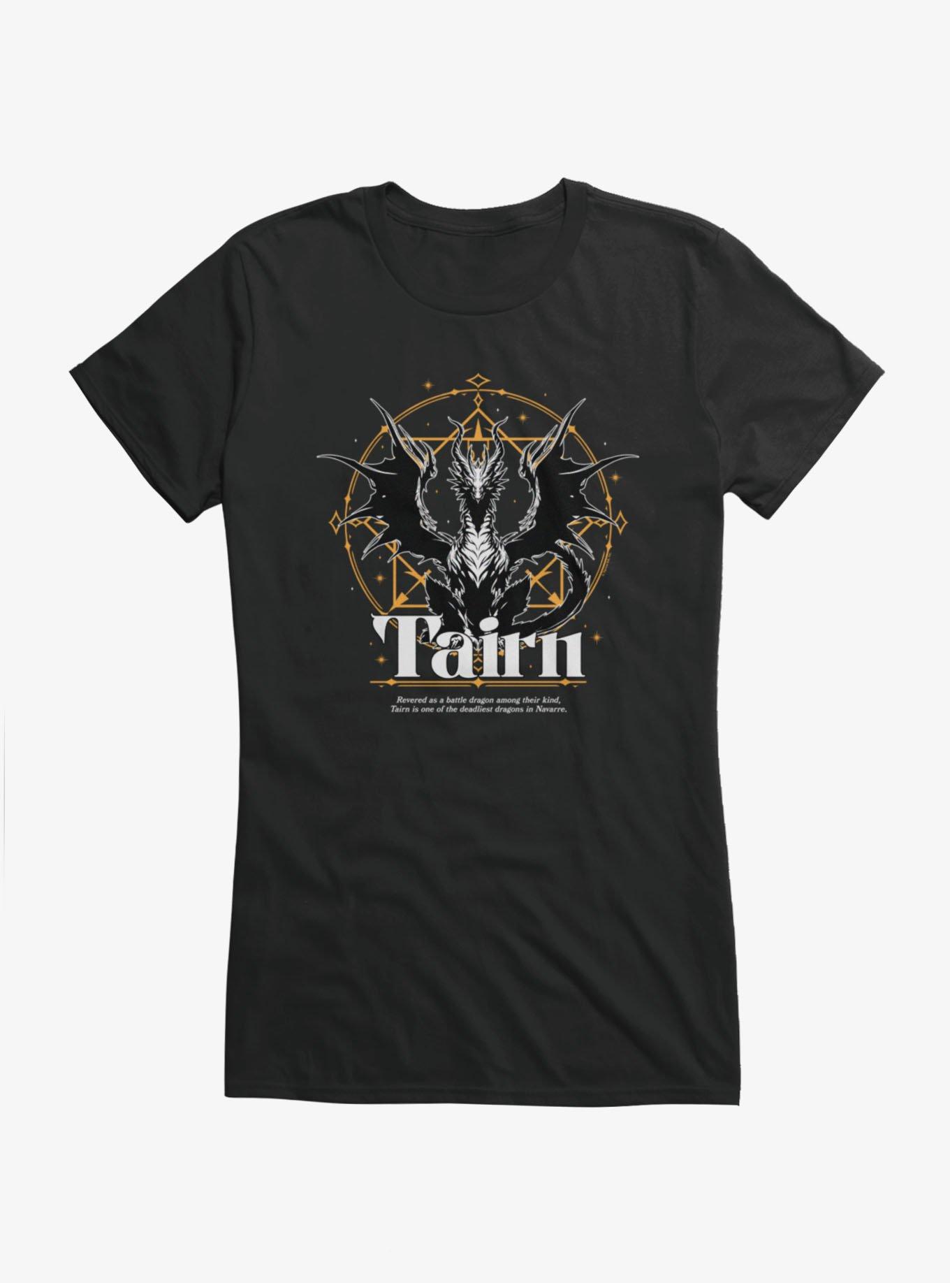 Fourth Wing: The Empyrean Tairn Battle Dragon Crest Girls T-Shirt, , hi-res