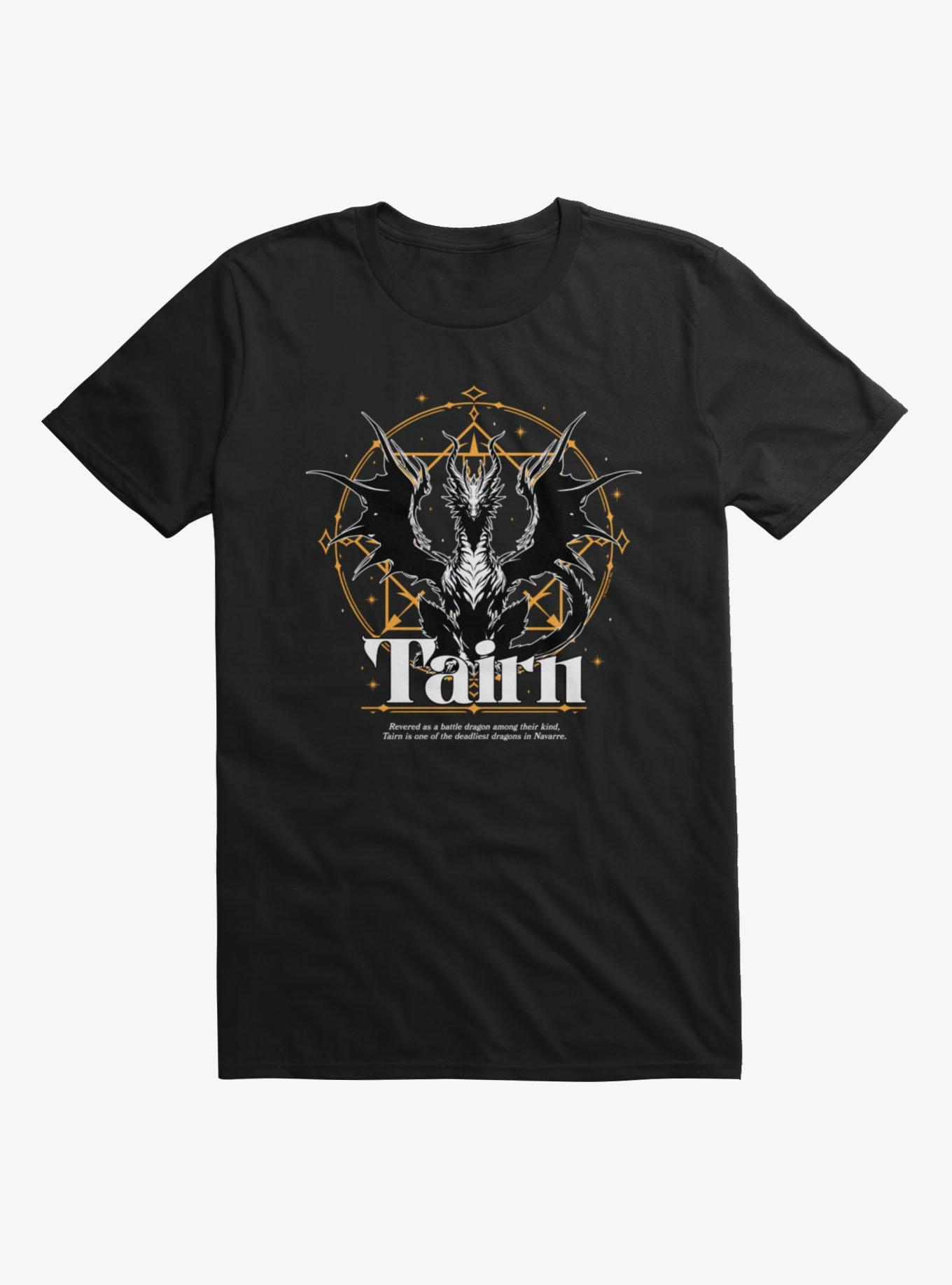 Fourth Wing: The Empyrean Tairn Battle Dragon Crest T-Shirt