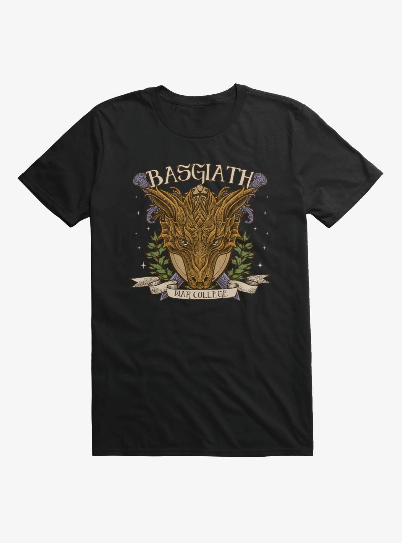 Fourth Wing: The Empyrean Basgiath War College Dragon Crest T-Shirt