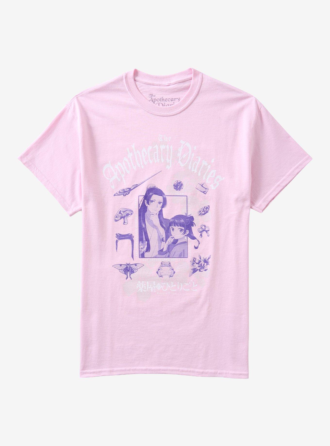 The Apothecary Diaries Pink Duo Icon T-Shirt | Hot Topic