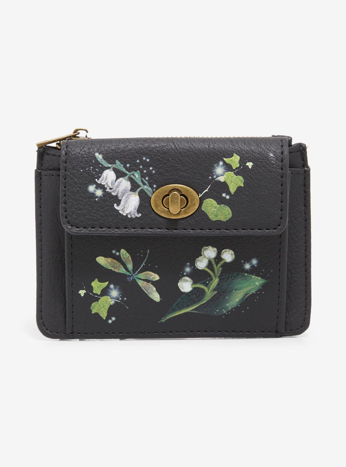 Thorn & Fable Dragonfly Lily Of The Valley Mini Wallet