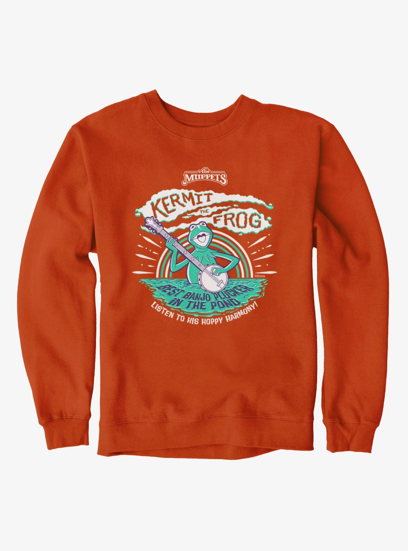 Disney The Muppets Kermit The Frog Best Banjo Plucker In The Pond Sweatshirt, , hi-res