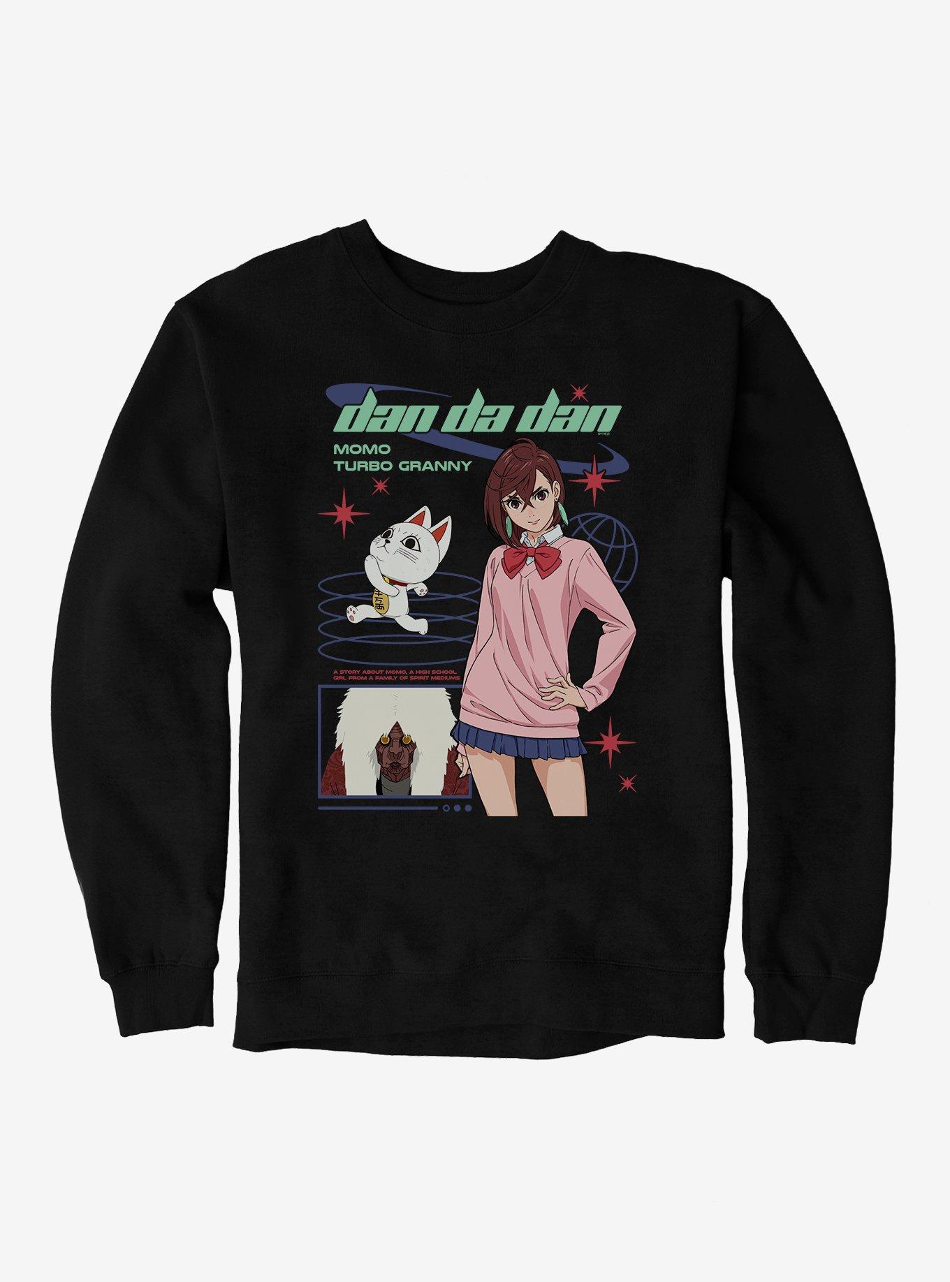 Dandadan Momo & Turbo Granny Y2K Sweatshirt, , hi-res