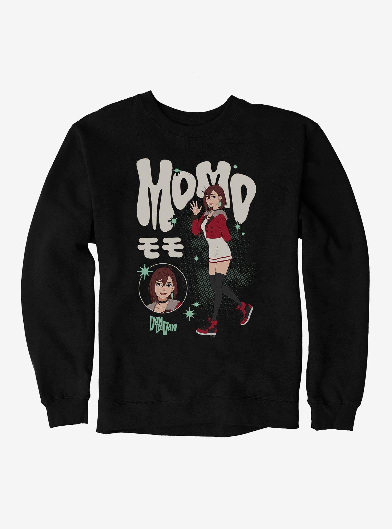 Dandadan Momo Collage Sweatshirt, , hi-res