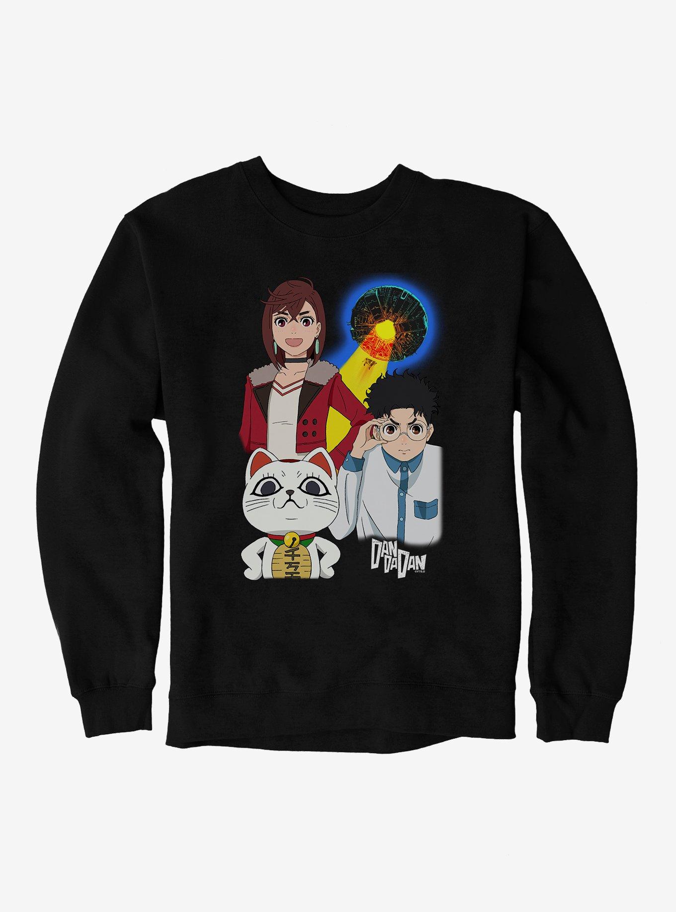 Dandadan Momo Okarun Turbo Granny Main Trio Sweatshirt, , hi-res