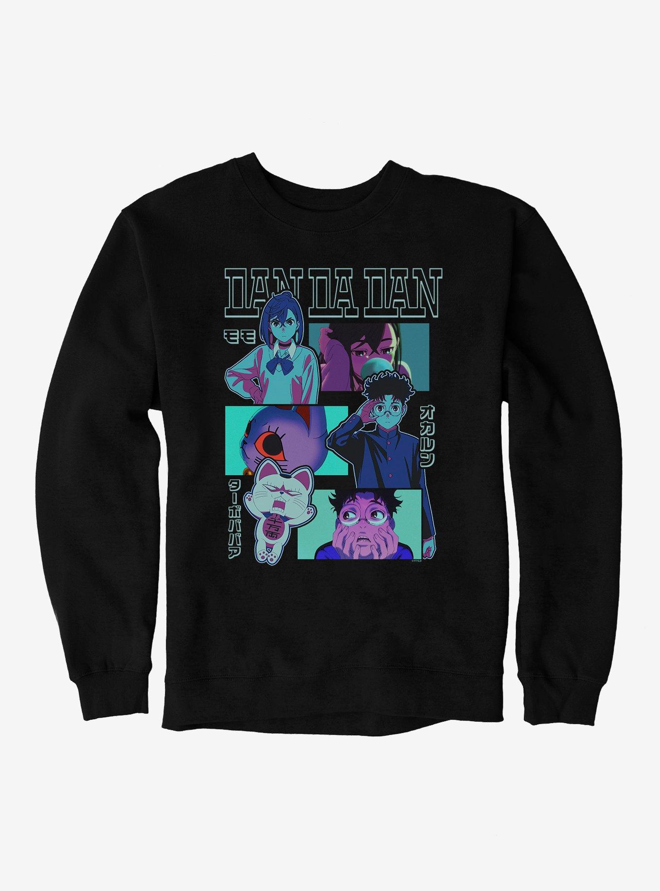 Dandadan Okarun Momo and Turbo Granny Opening Shots Sweatshirt, , hi-res