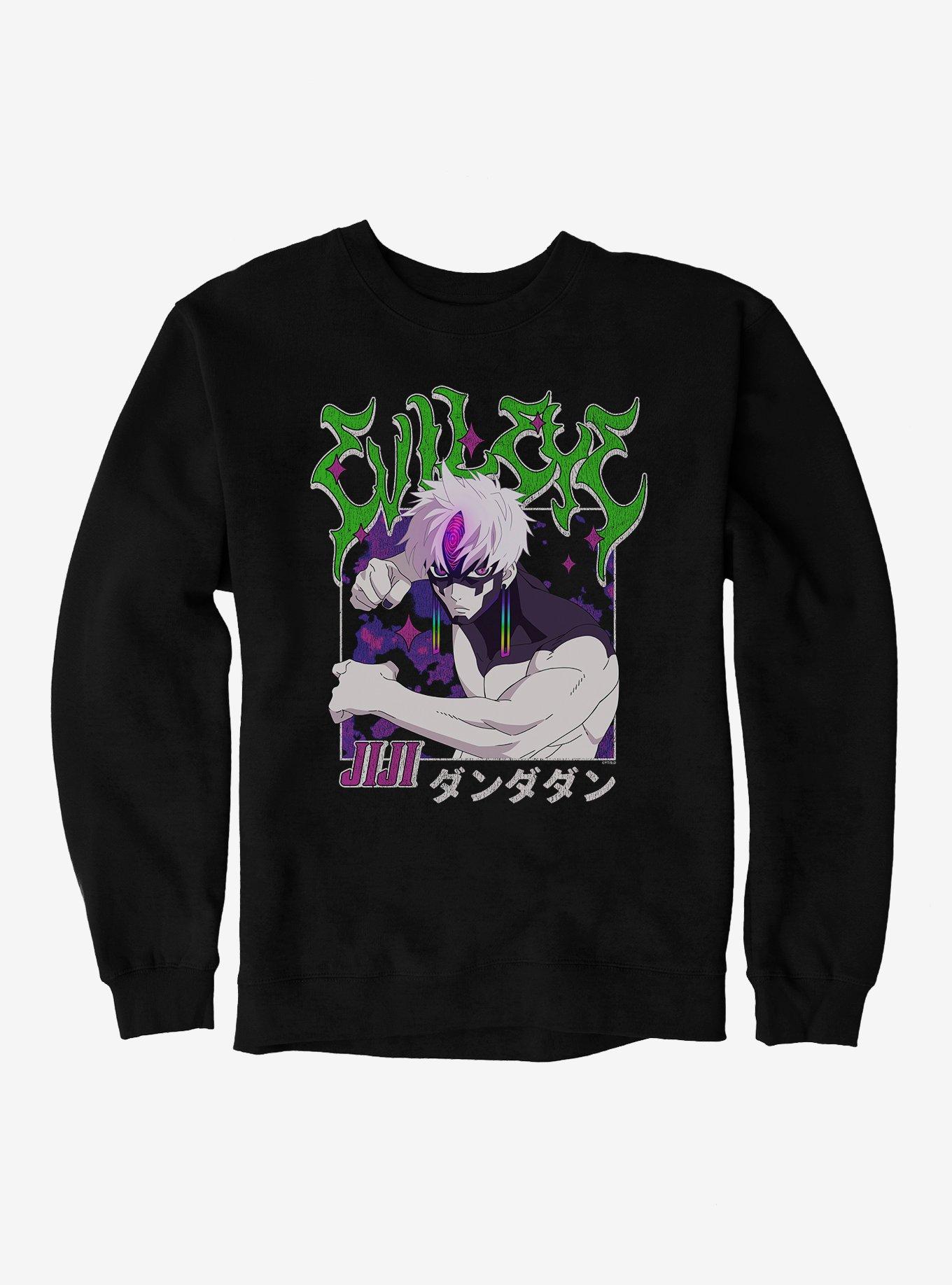 Dandadan Jiji Transformed Evil Eye Sweatshirt, , hi-res