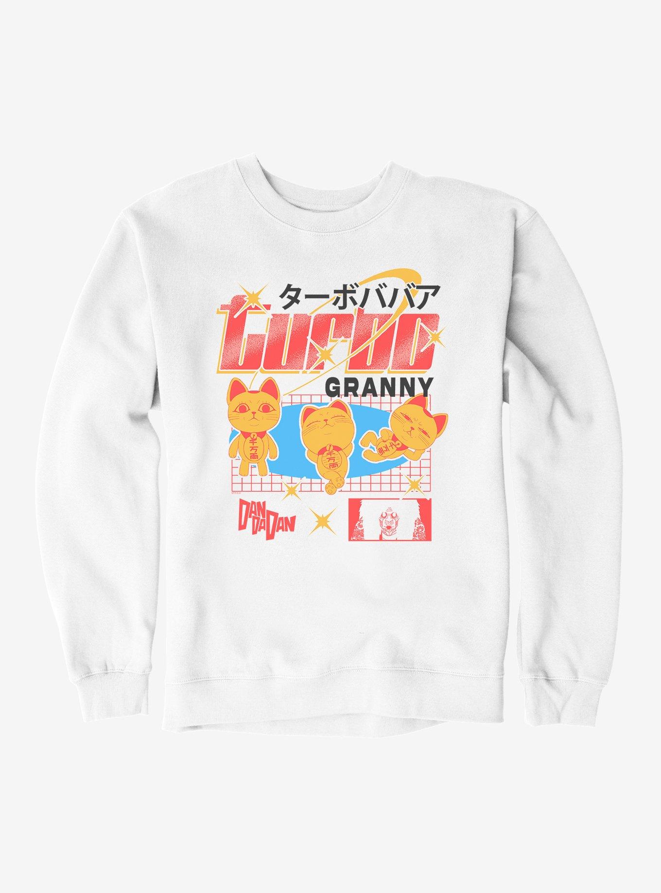 Dandadan Turbo Granny Cats Sweatshirt, , hi-res