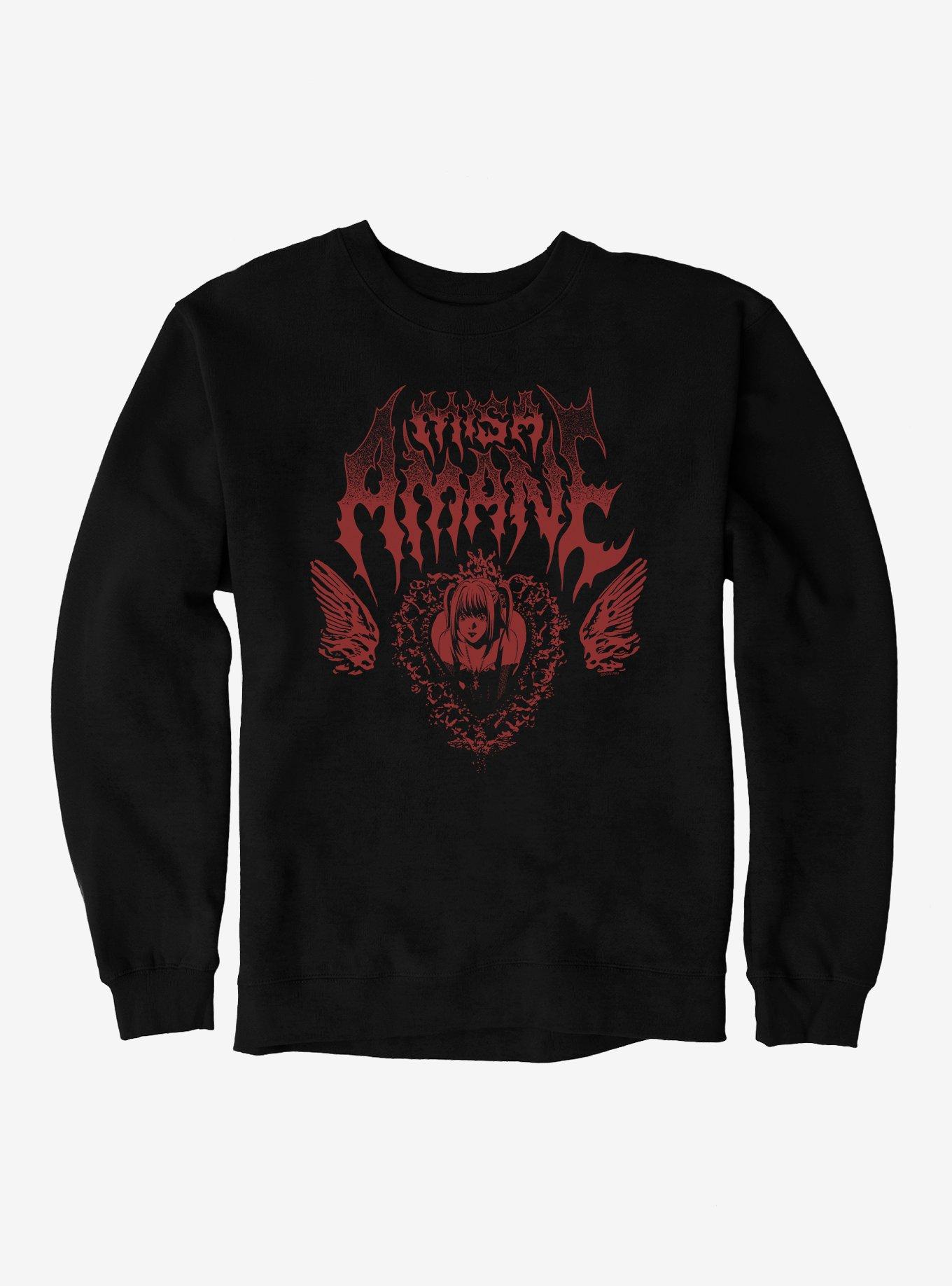 Death Note Misa Heavy Metal Font Sweatshirt, , hi-res