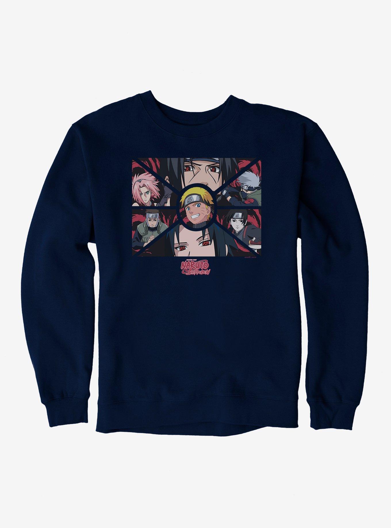 Naruto Shippuden Shapes Group Sweatshirt, , hi-res