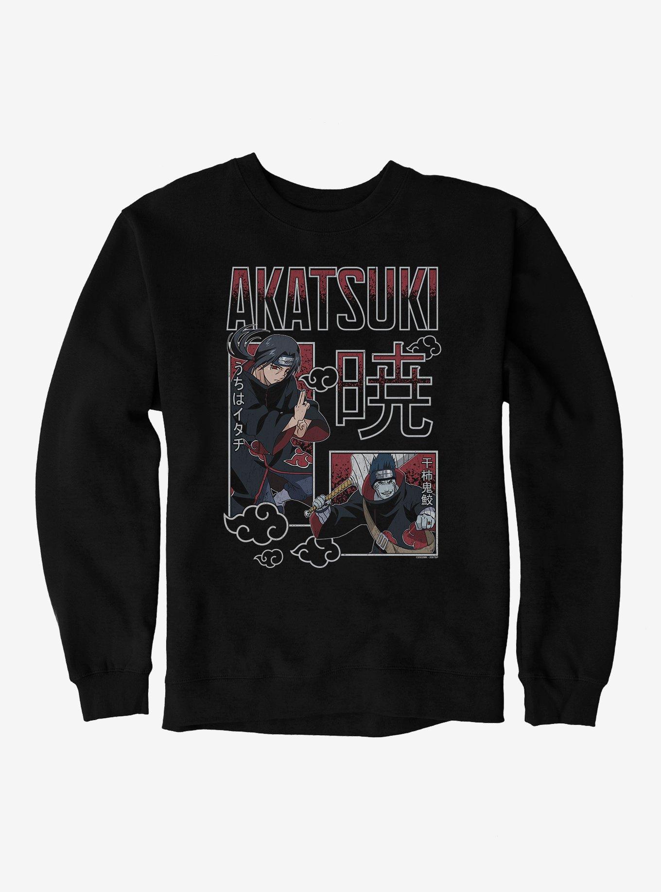 Naruto Shippuden Akatsuki Itachi Uchiha and Kisame Hoshigaki Sweatshirt, , hi-res