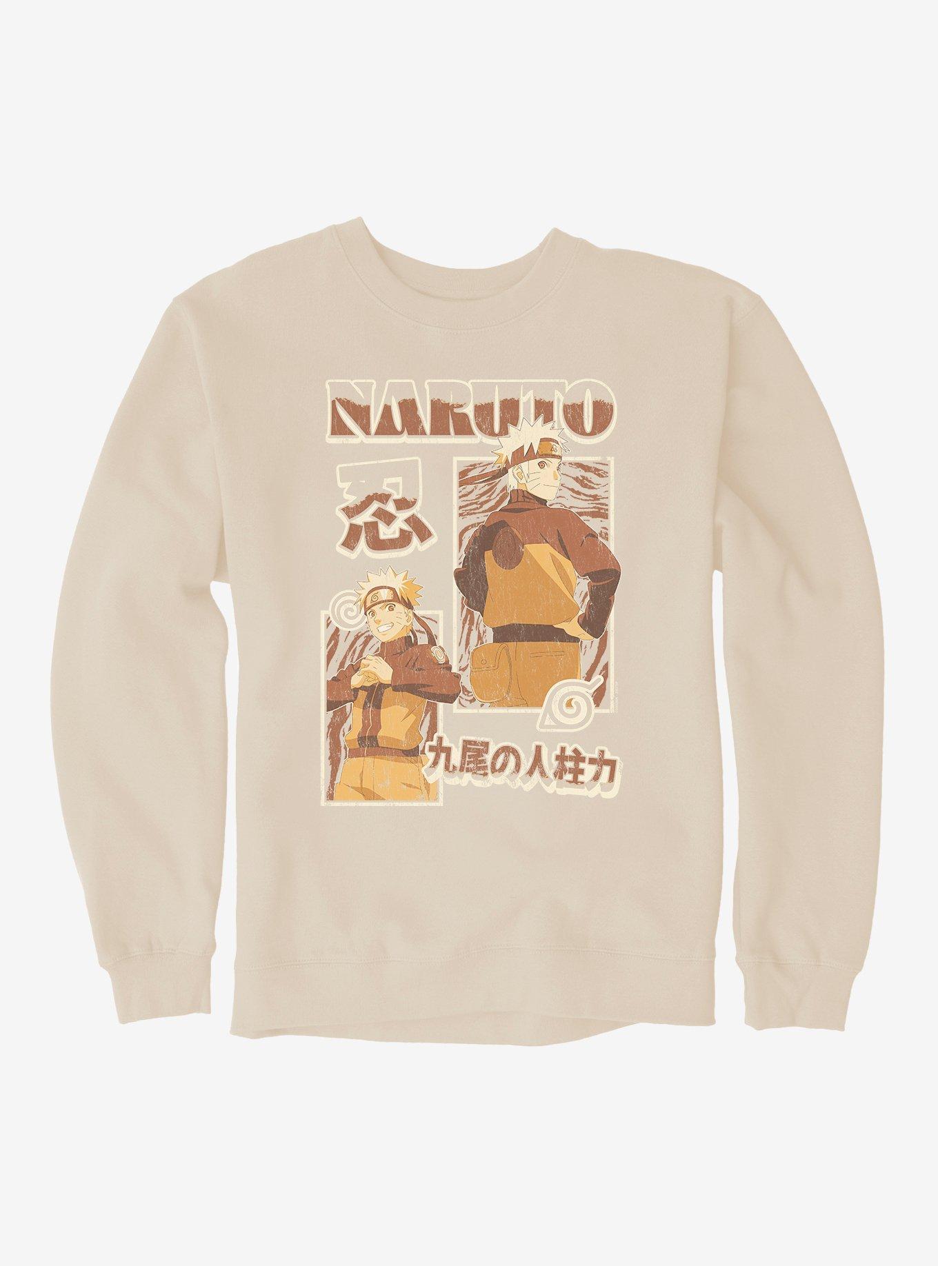 Naruto Shippuden Naruto Uzumaki Block Collage Sweatshirt, , hi-res