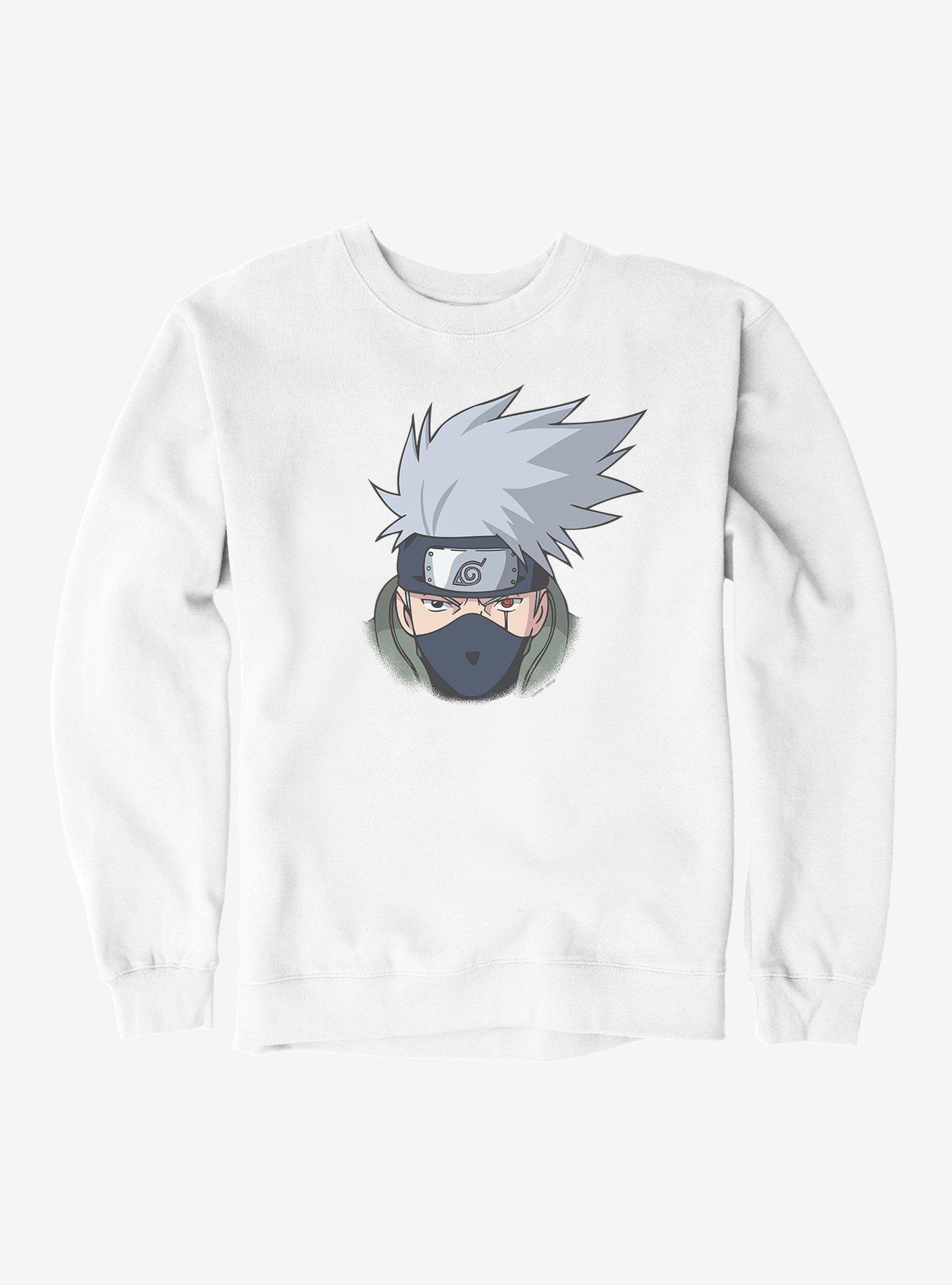 Naruto Shippuden Kakashi Face Sweatshirt, , hi-res