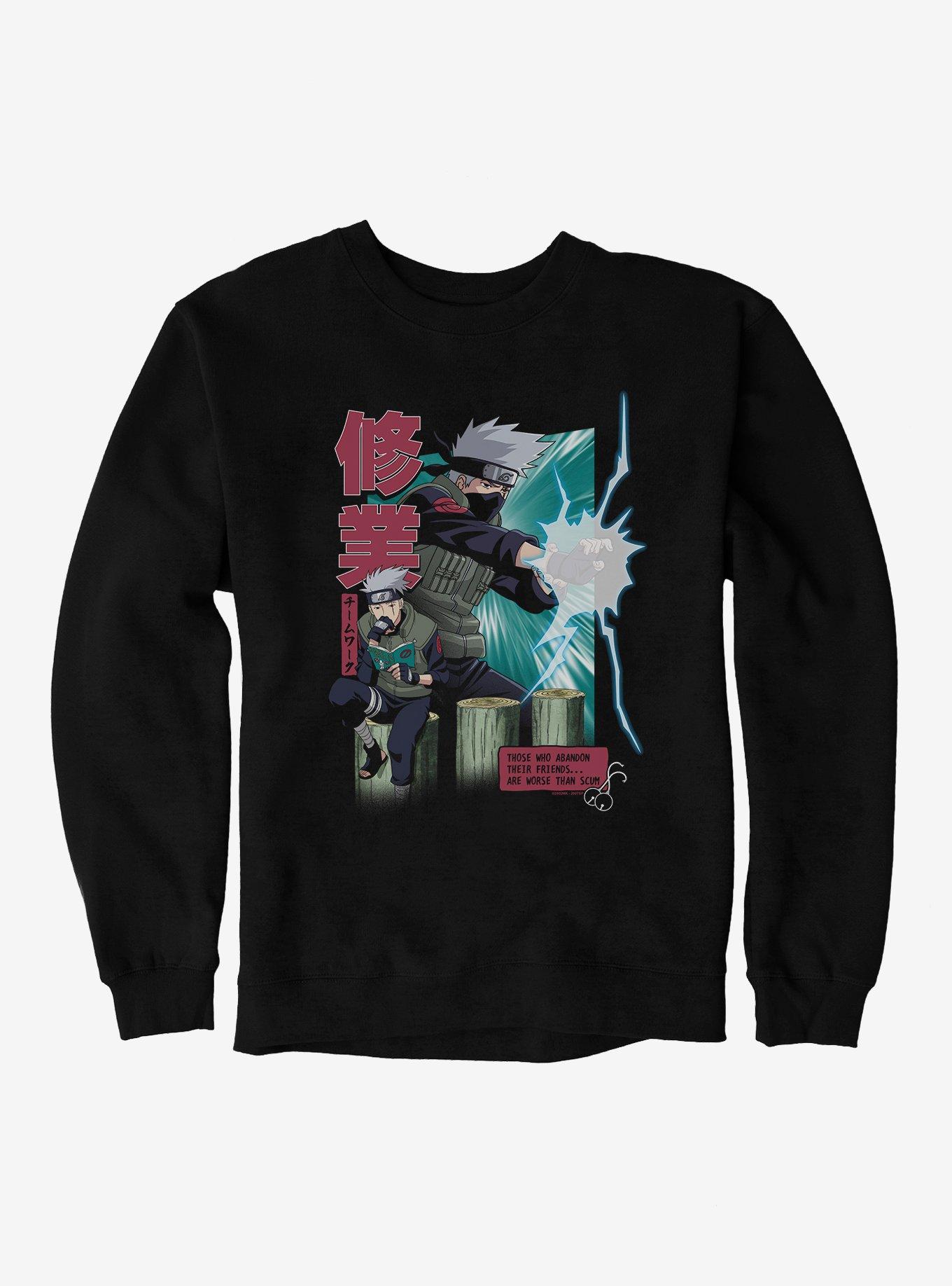 Naruto Shippuden Kakashi Teamwork Collage Sweatshirt, , hi-res