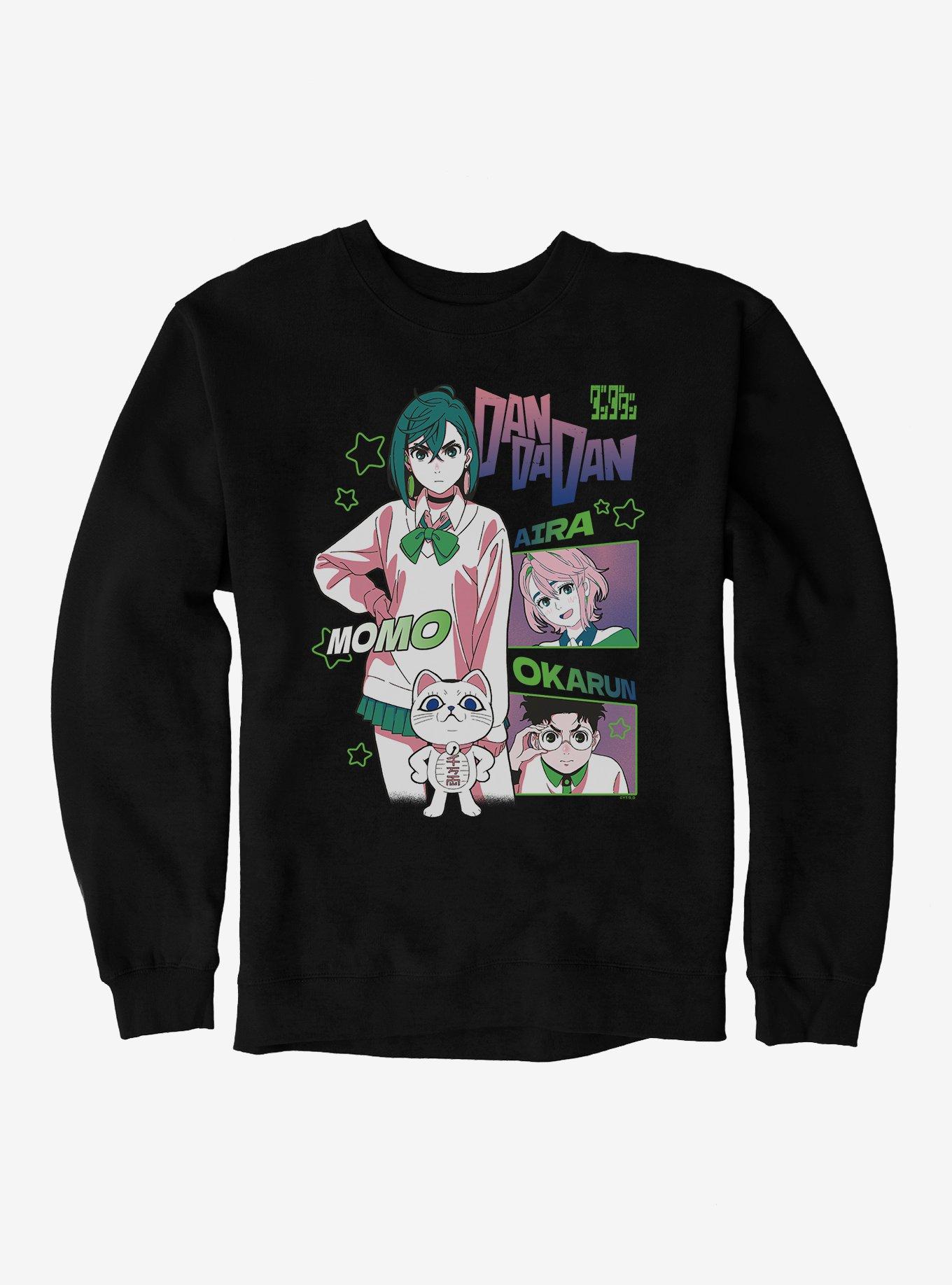 Dandadan Aira Momo Okarun Turbo Granny Tonal Sweatshirt, , hi-res